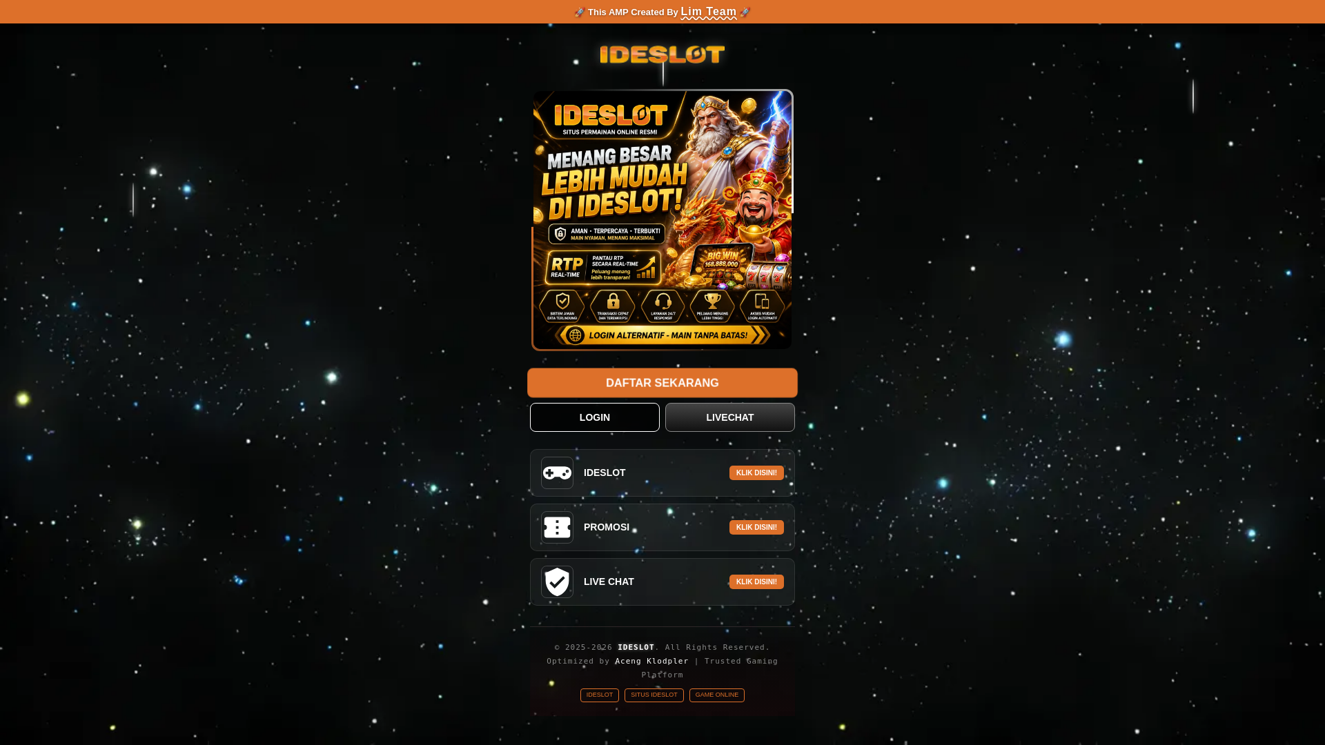 website screenshot of https://ideslot-log.pages.dev/