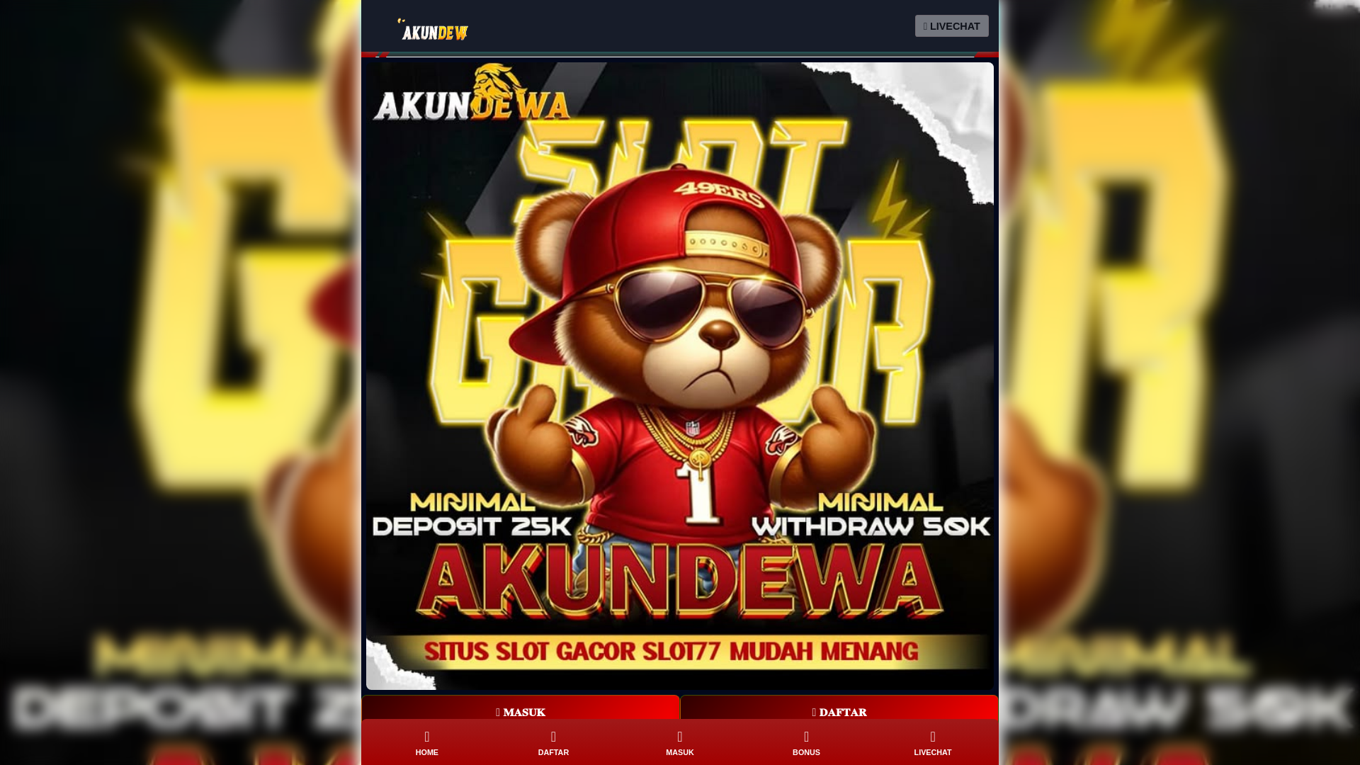 website screenshot of https://akundewa-nih-murakami.pages.dev/