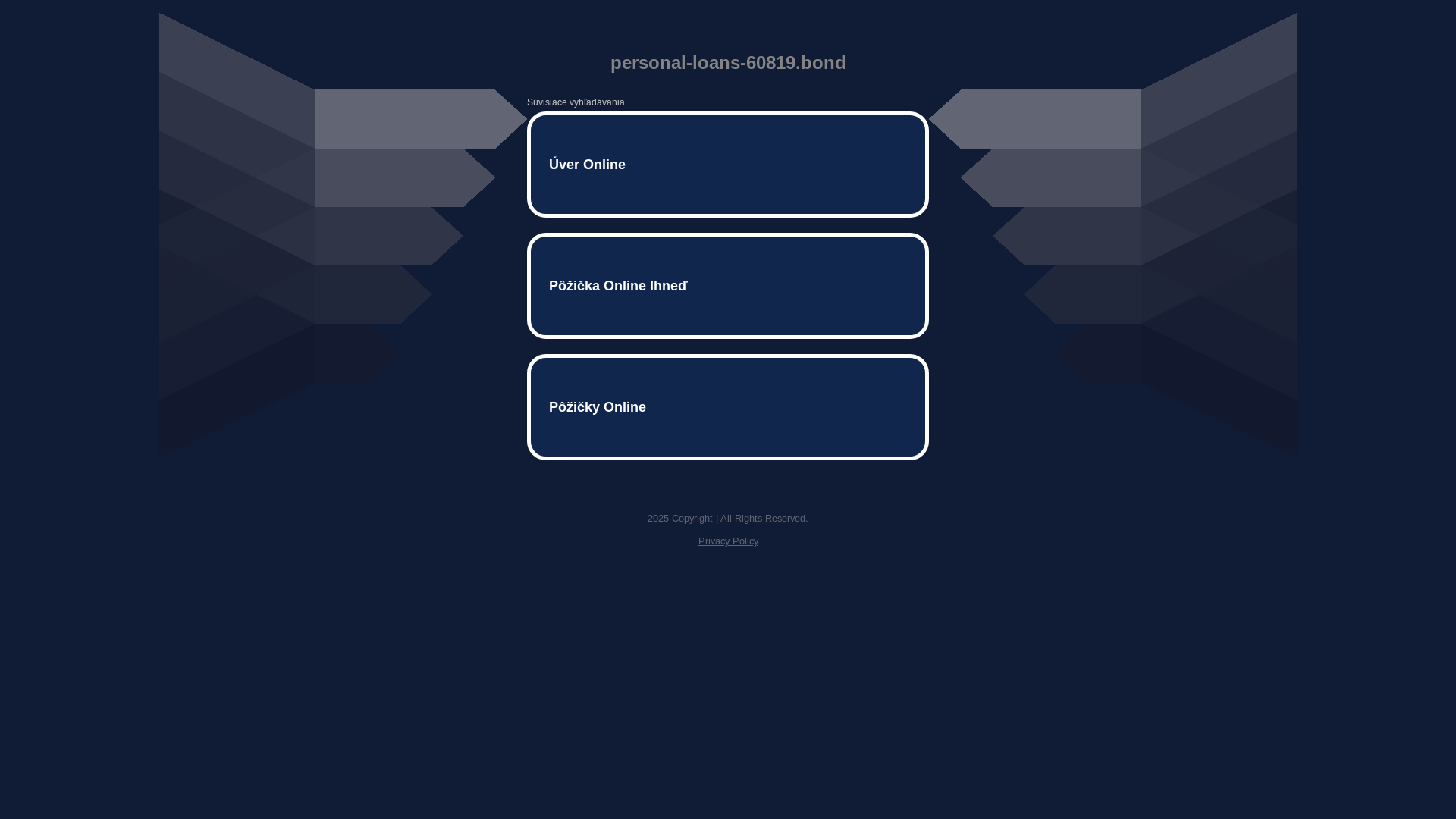 website screenshot of https://personal-loans-60819.bond/