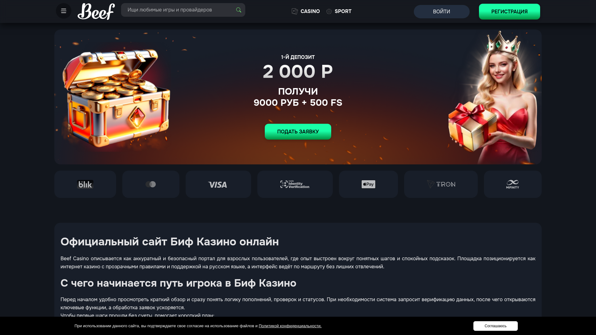 website screenshot of https://beef-tourdevyborg1.top/