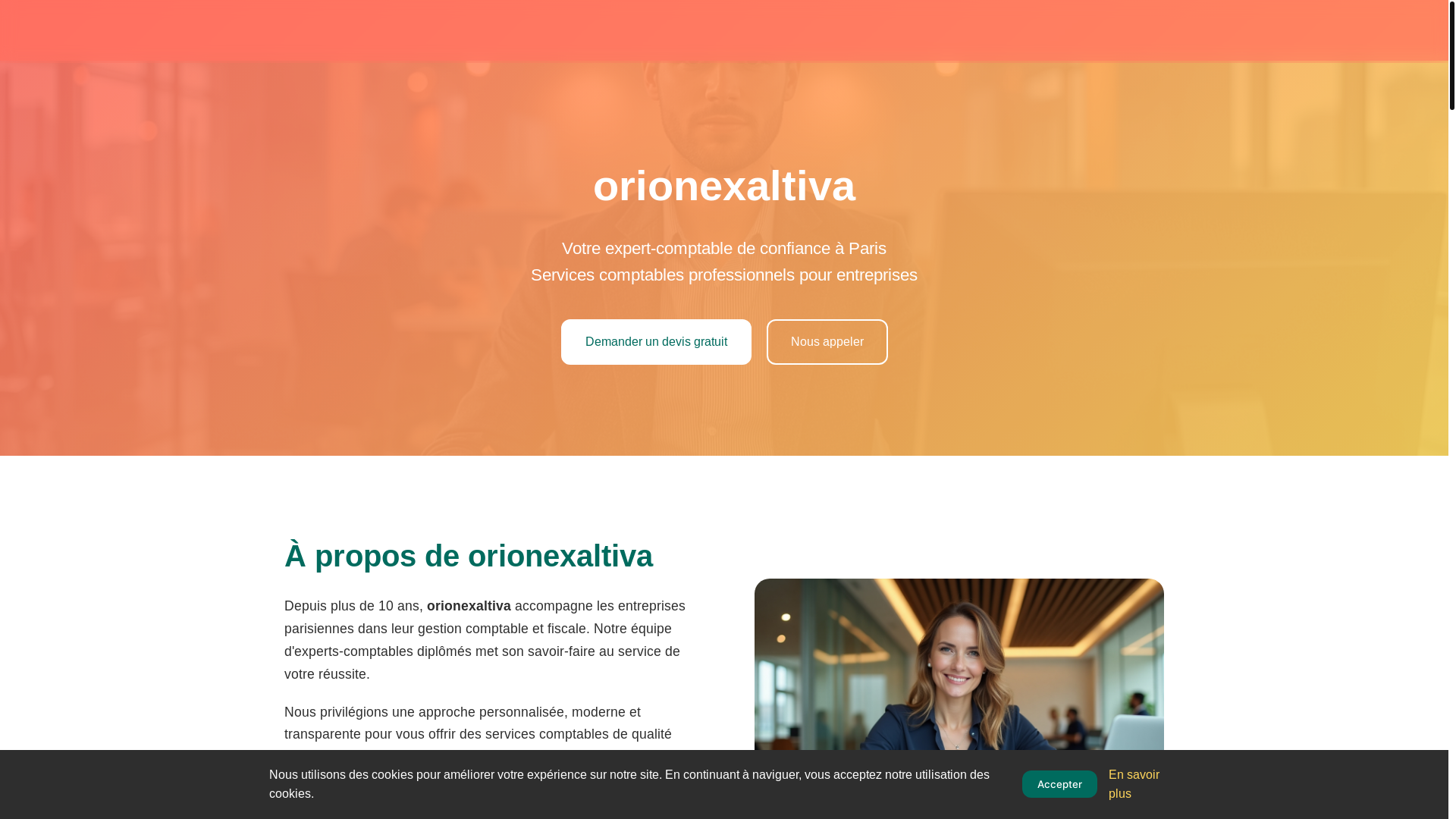 website screenshot of https://orionexaltiva.com/