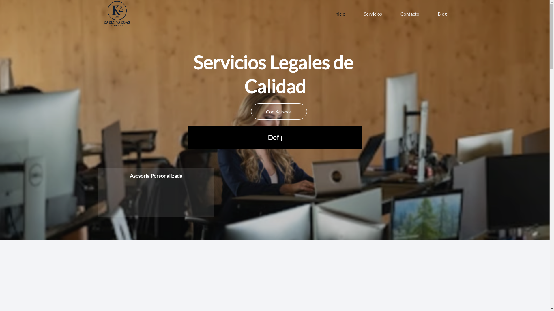 website screenshot of https://abogadakarlyvargas.com/