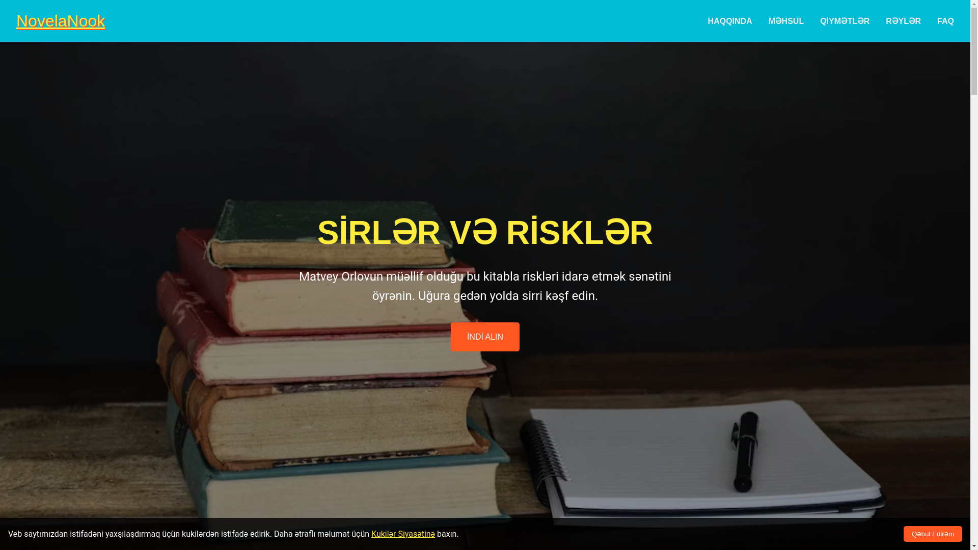 website screenshot of https://novelanook.com/