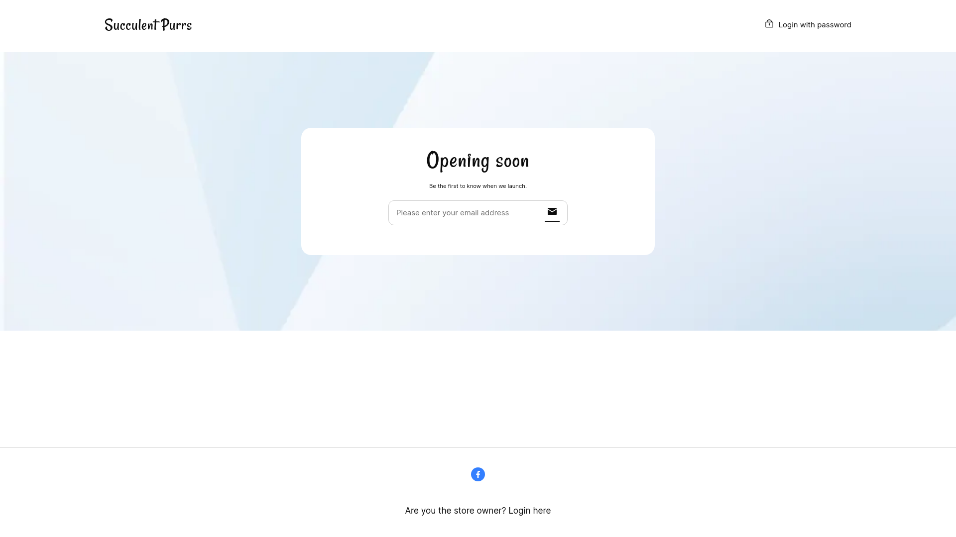 website screenshot of https://succulentpurrs.com/