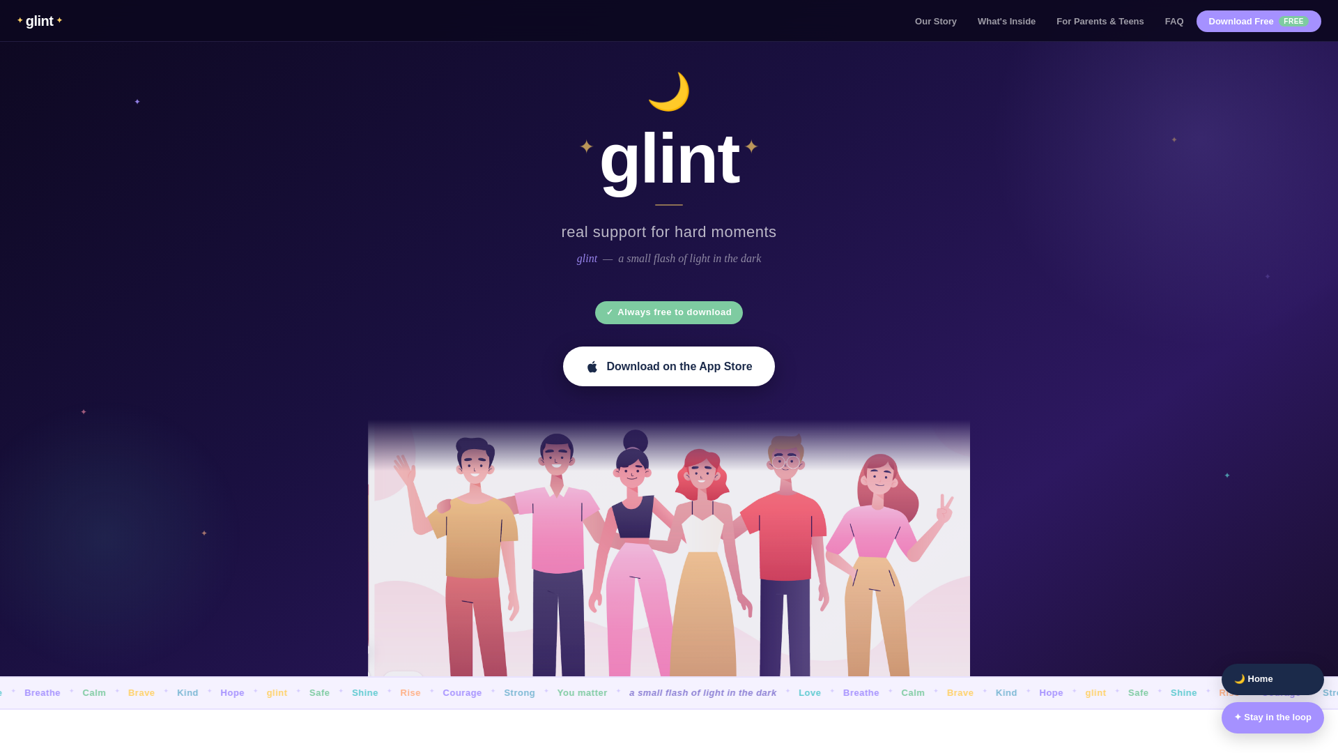 website screenshot of https://getglint.org