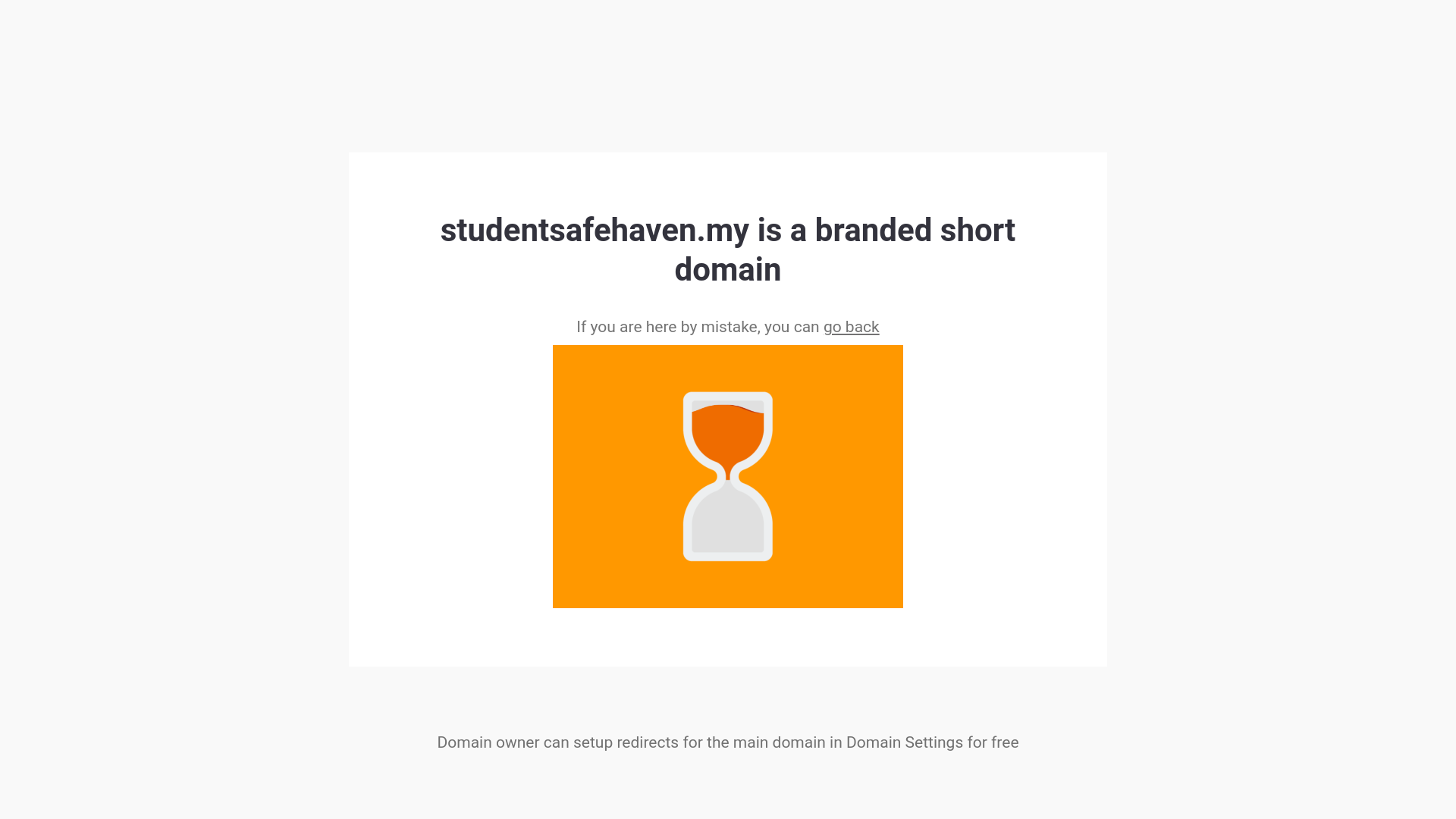 website screenshot of https://studentsafehaven.my/