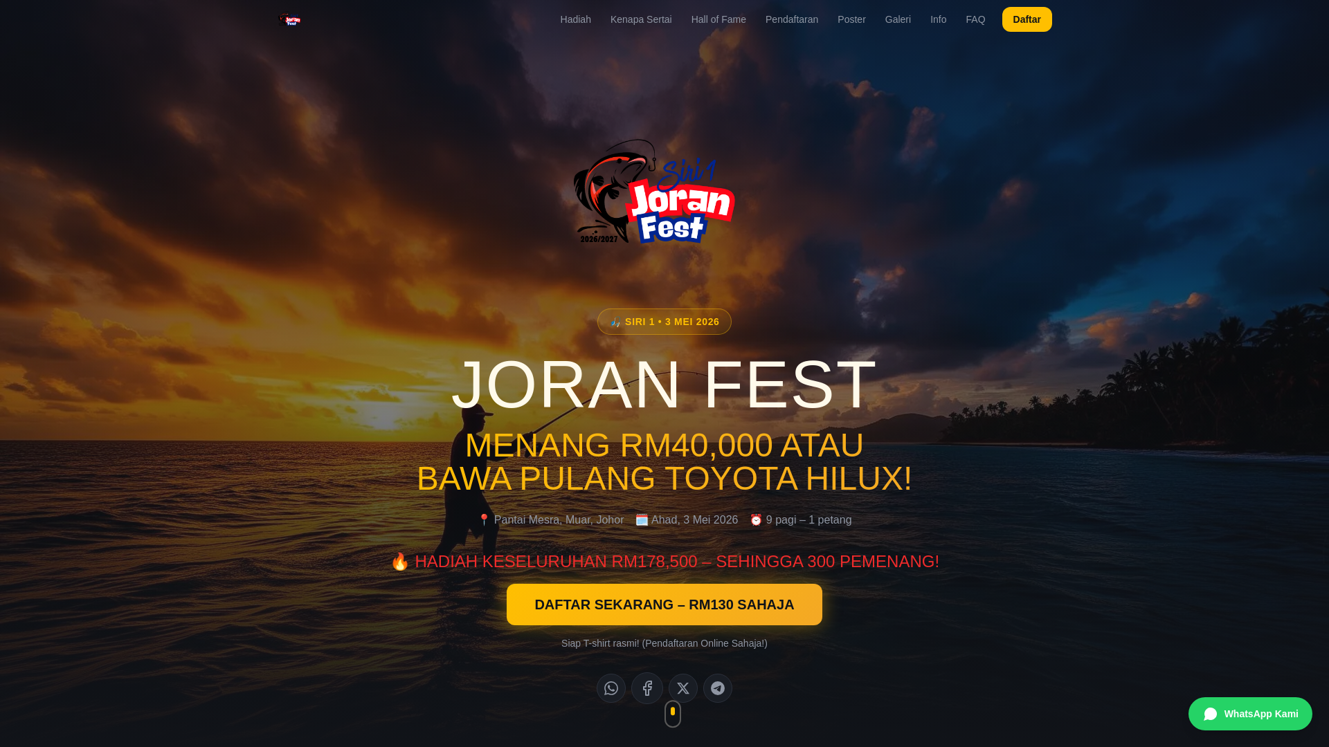 website screenshot of https://joranfest.com/
