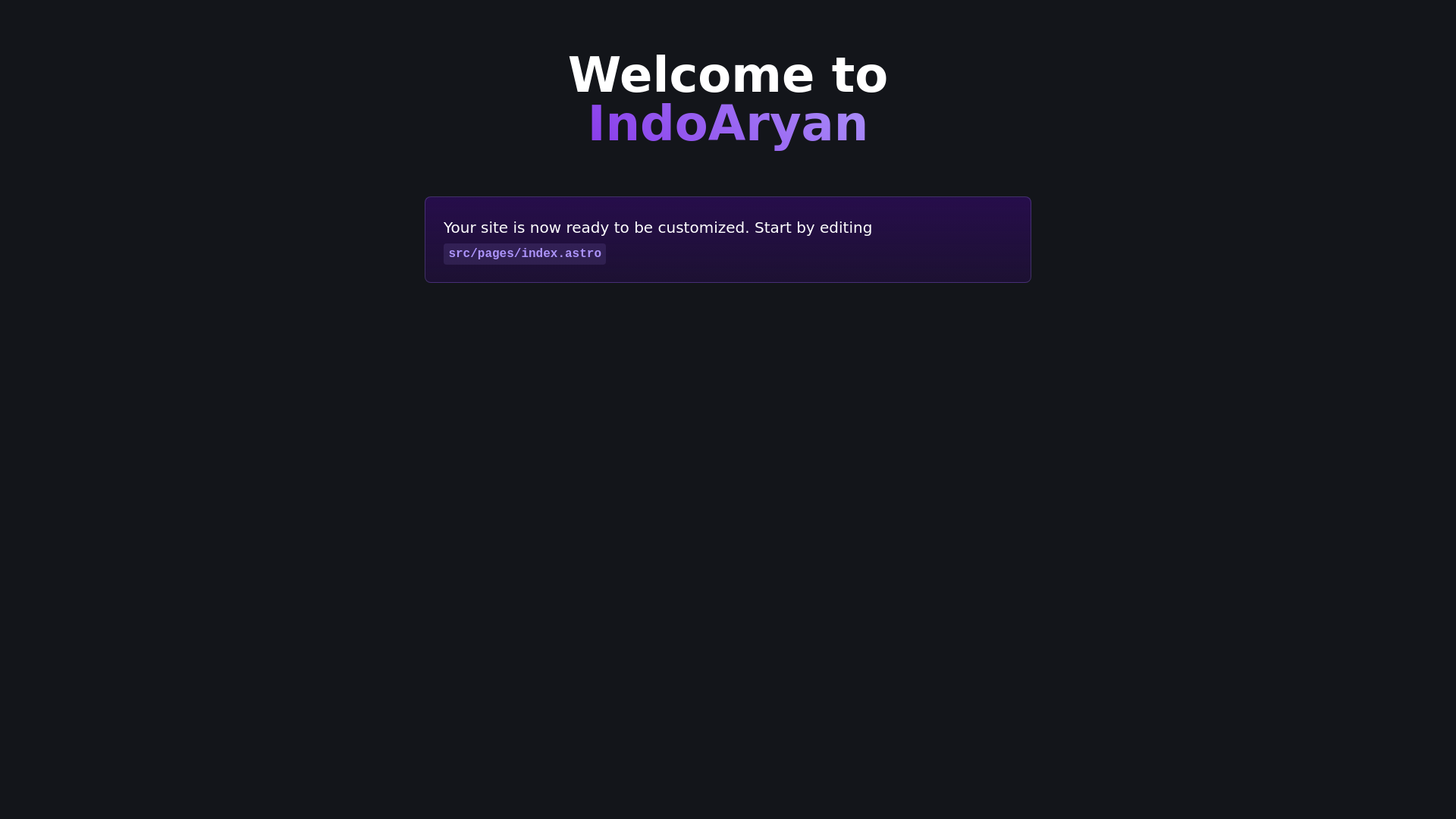 website screenshot of https://indoaryan.pages.dev/