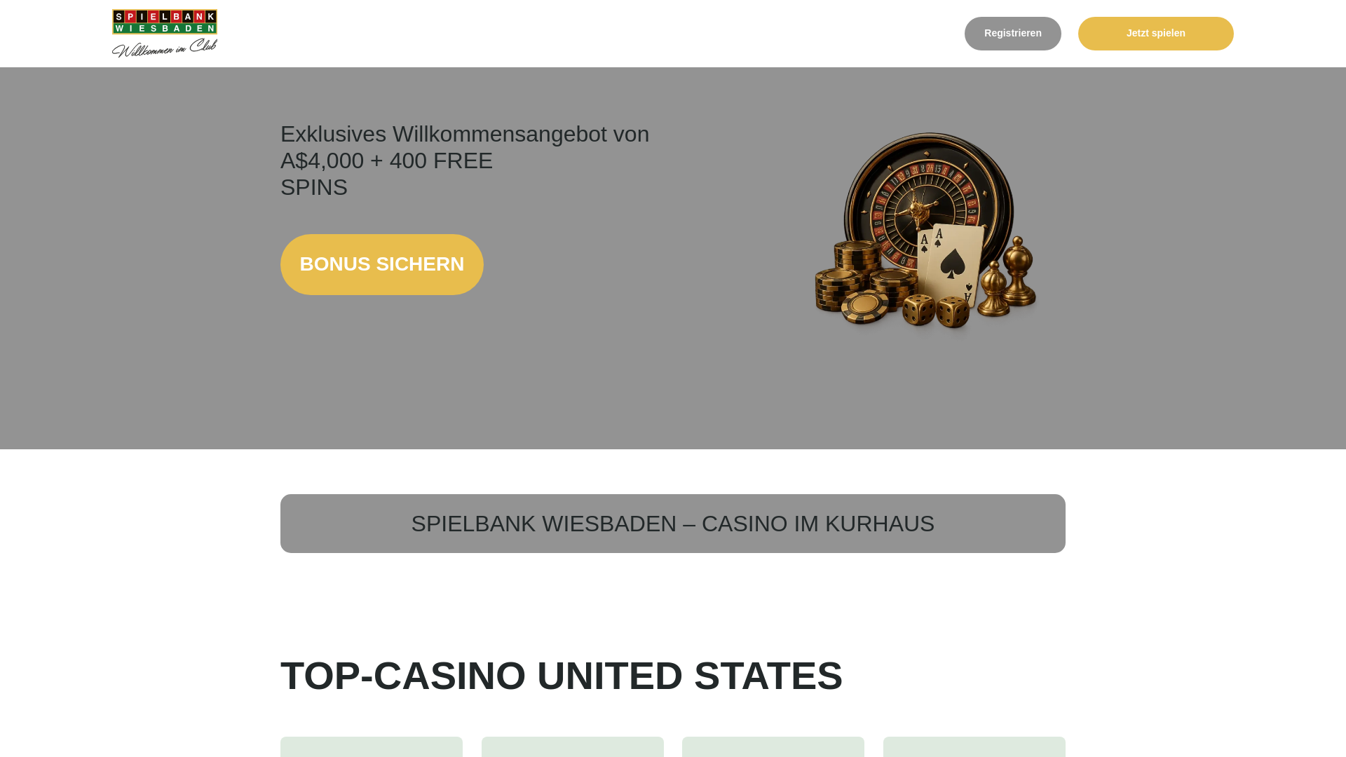 website screenshot of https://wiesbaden-casino.com/