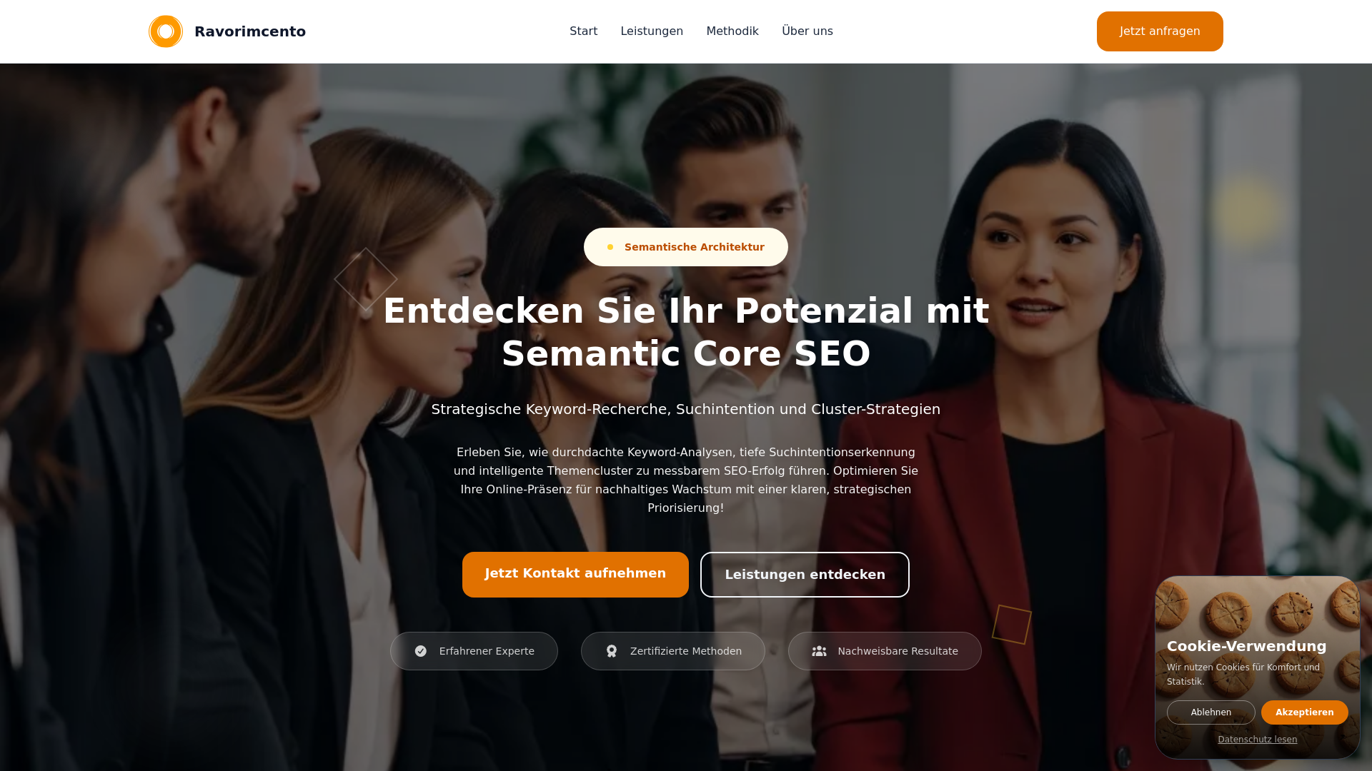 website screenshot of https://ravorimcento.world