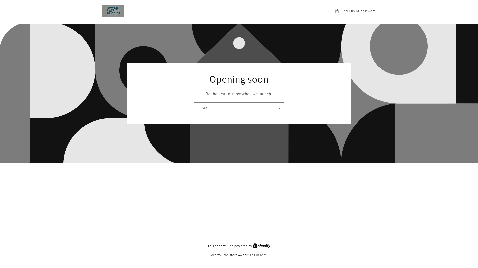 website screenshot of https://rcsbaitandtackle.com/