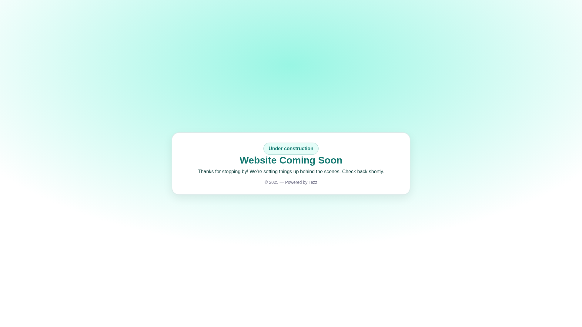 website screenshot of https://tezzcom.pages.dev/