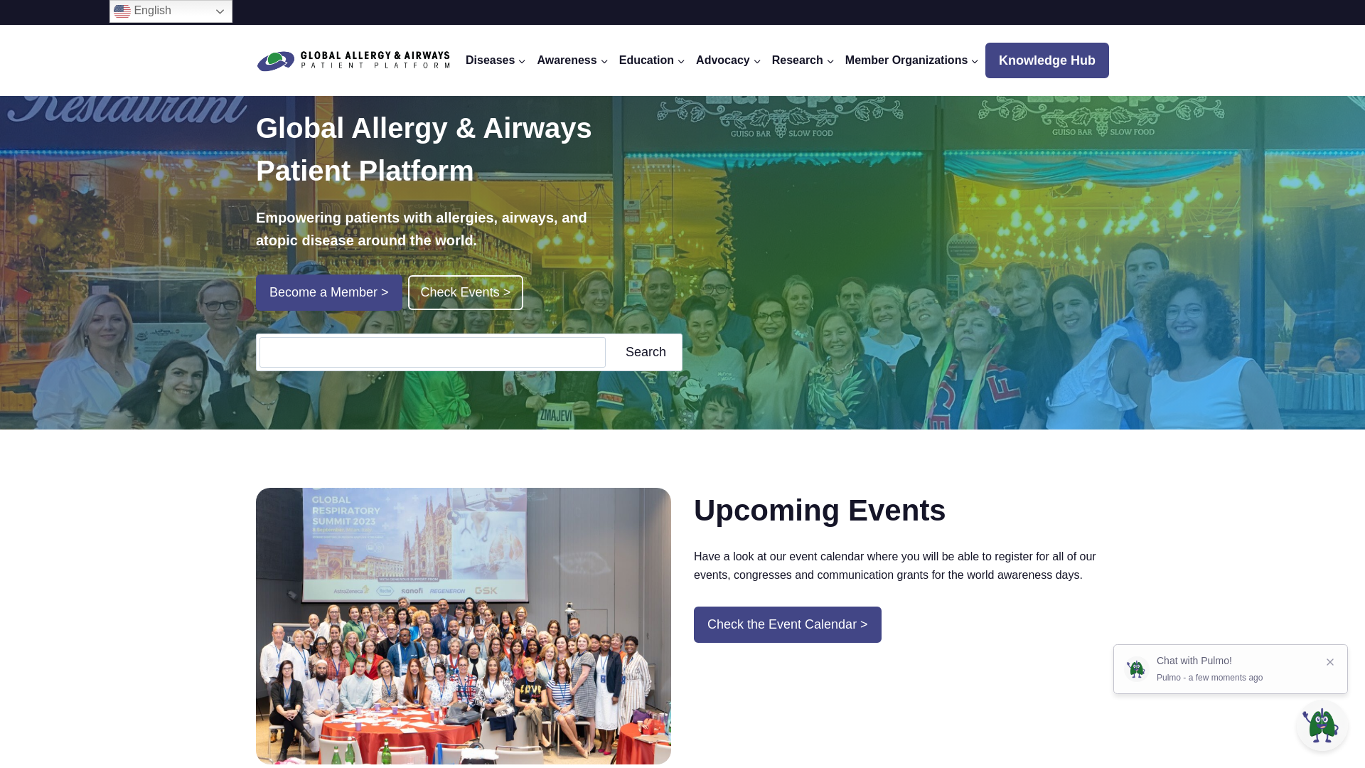 website screenshot of https://global-health-revolution.com/