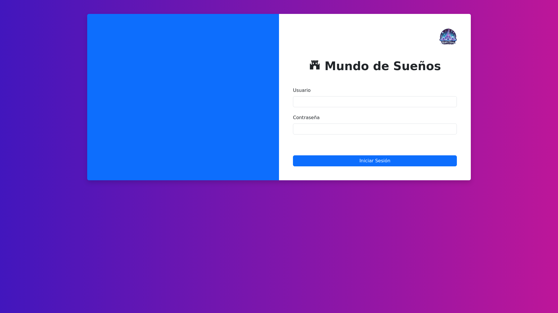 website screenshot of https://mundodesuenos.net