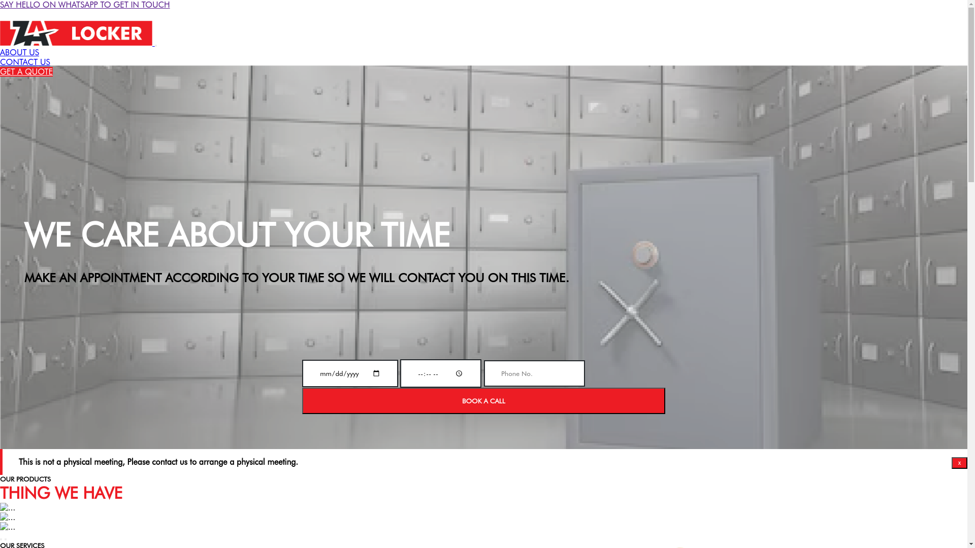 website screenshot of https://zalocker.com.pk/