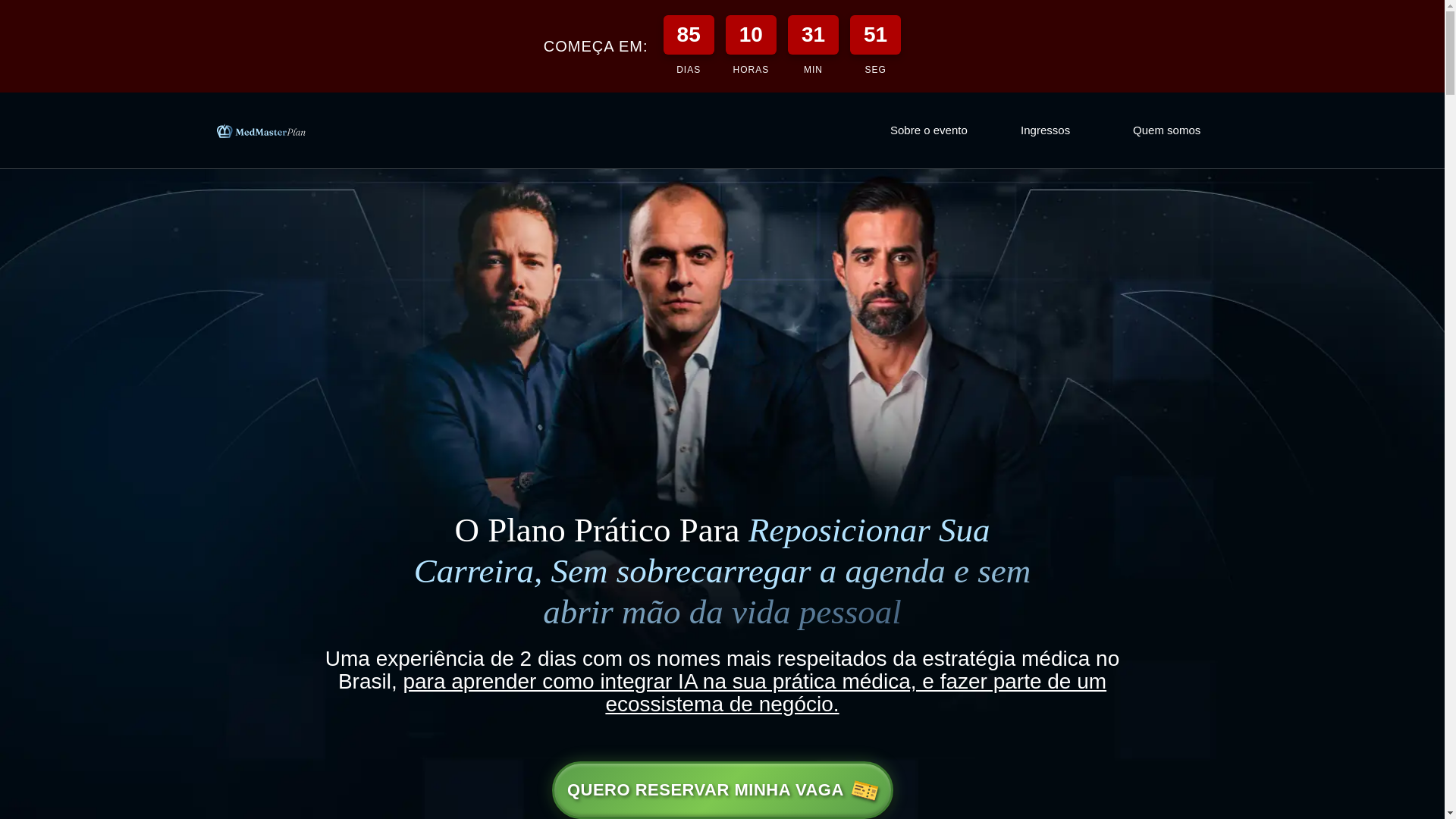 website screenshot of https://medmasterplan.pages.dev/