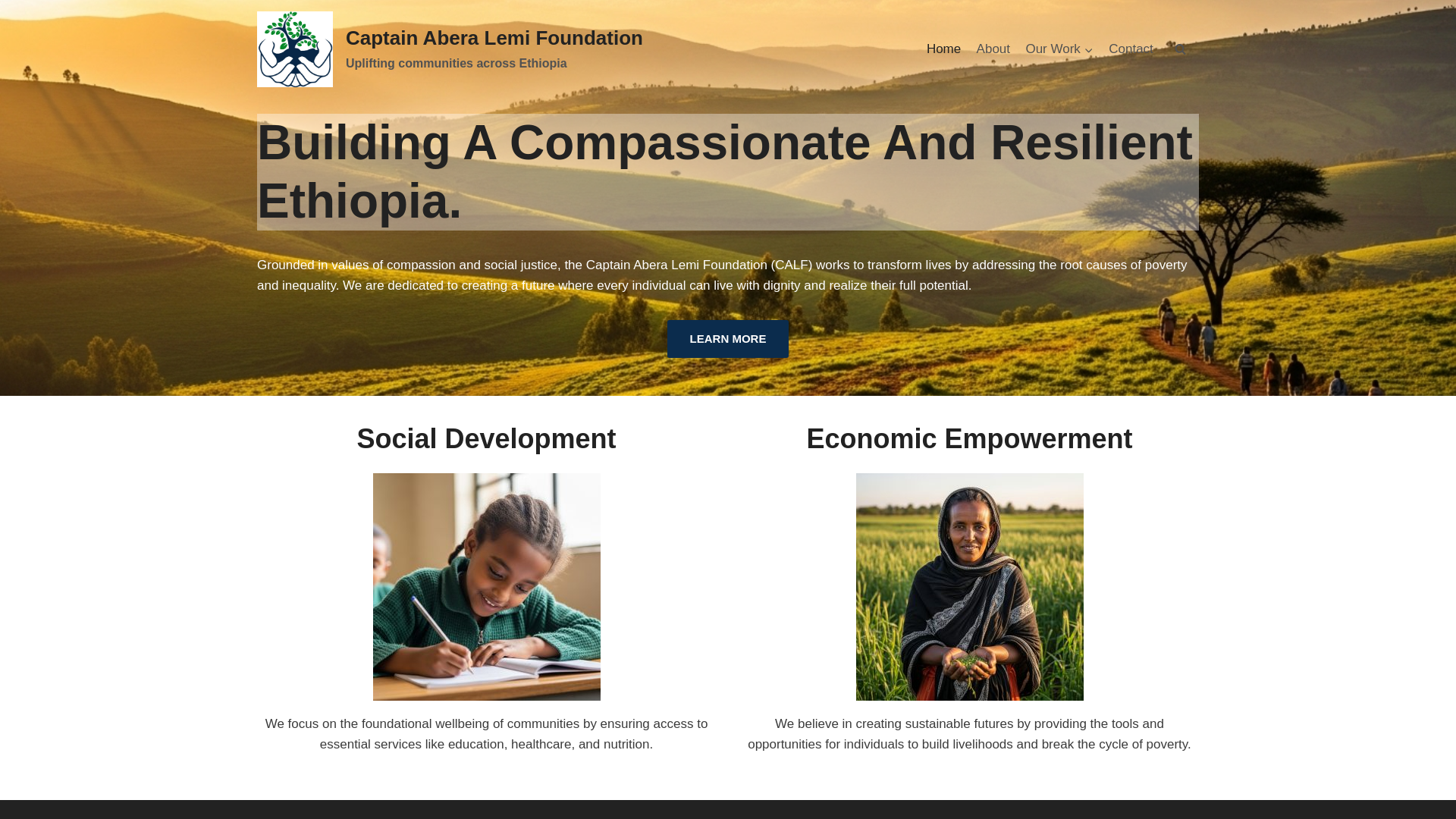 website screenshot of https://aberalemifoundation.pages.dev/