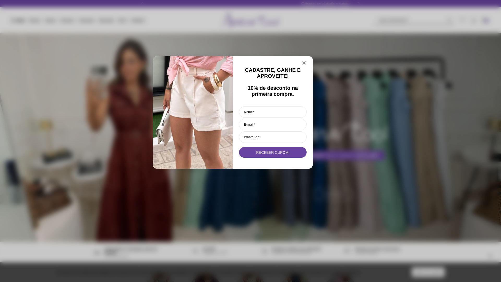 website screenshot of https://amoracool.com.br/