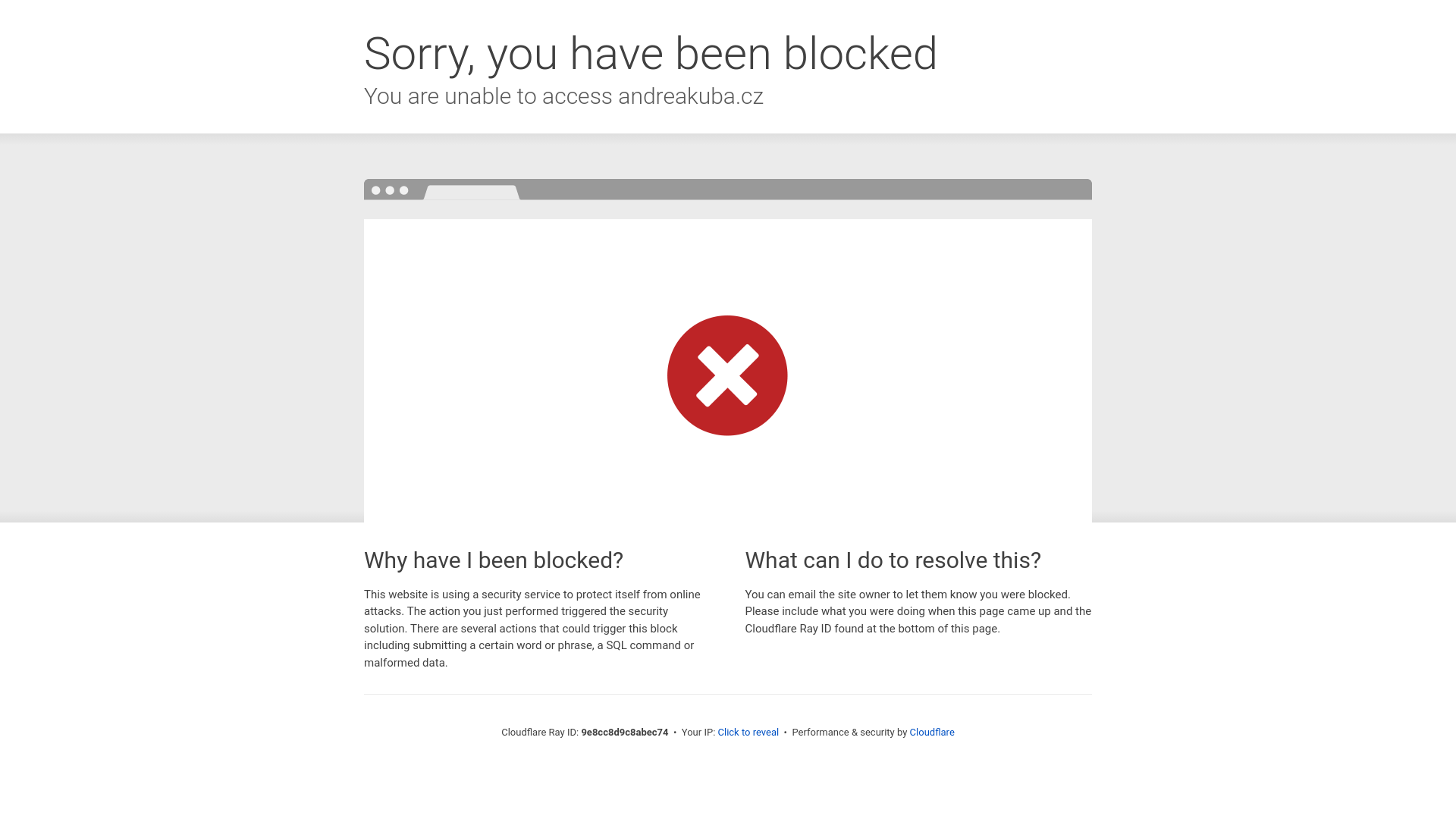 website screenshot of https://andreakuba.cz/