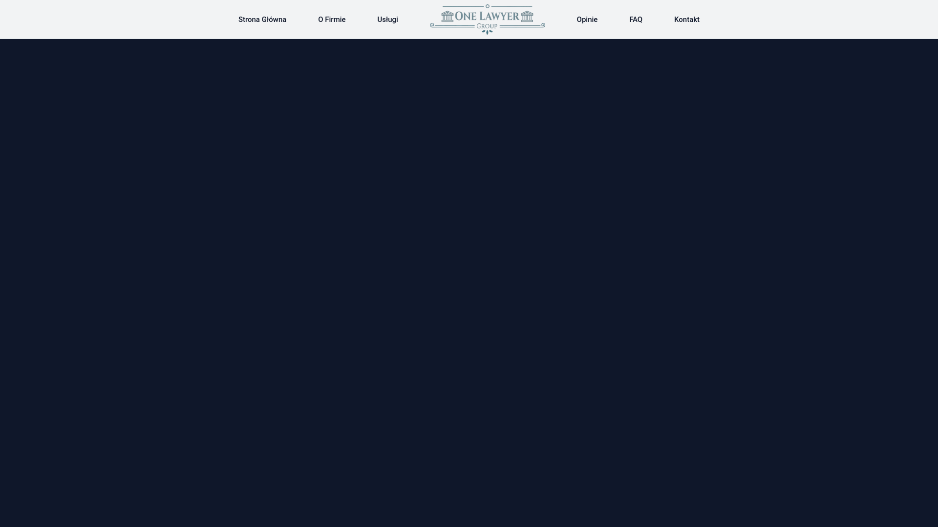website screenshot of https://onelawyergroup.com
