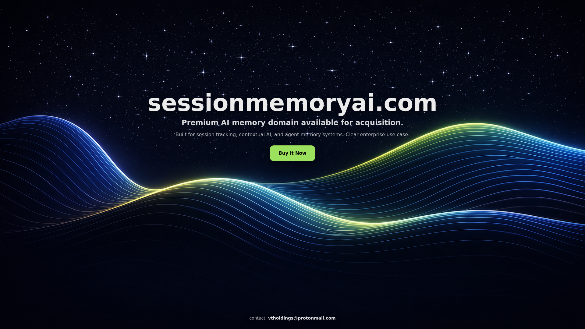 website screenshot of https://sessionmemoryai.com
