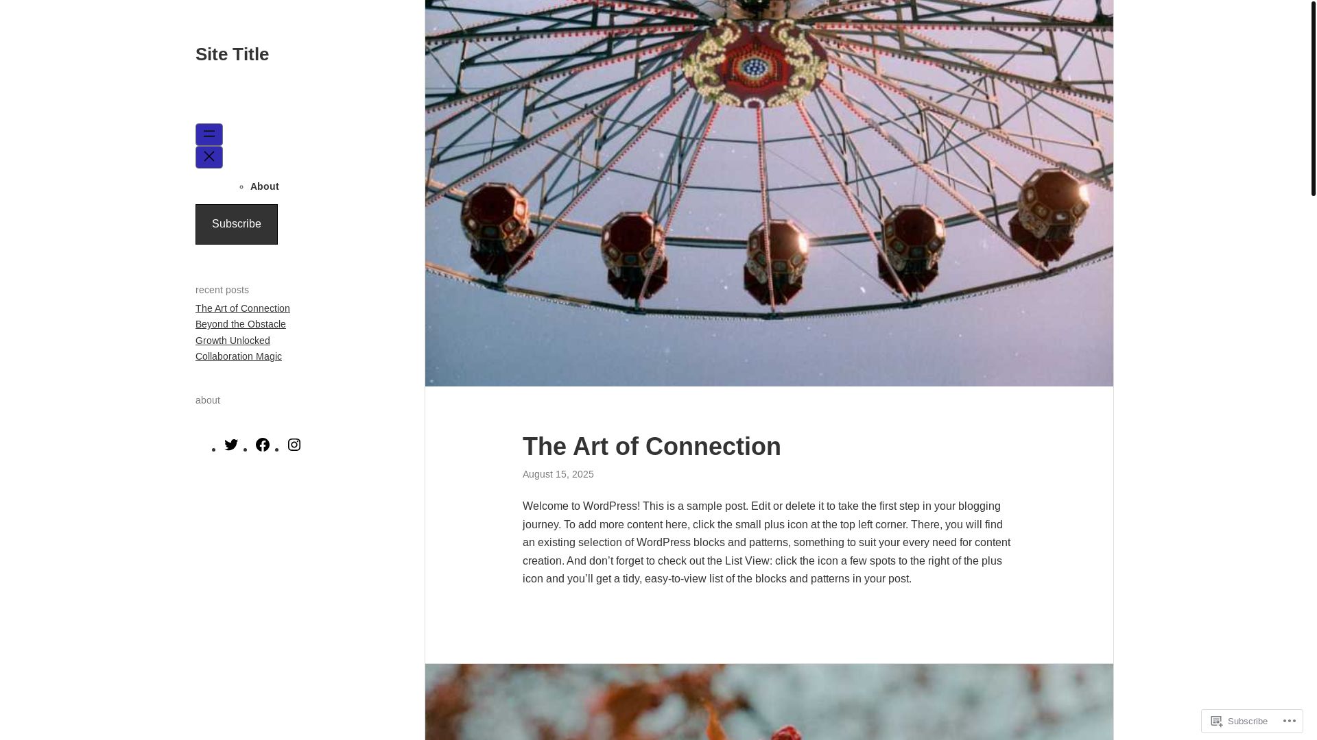 website screenshot of https://embracingmyself.blog/