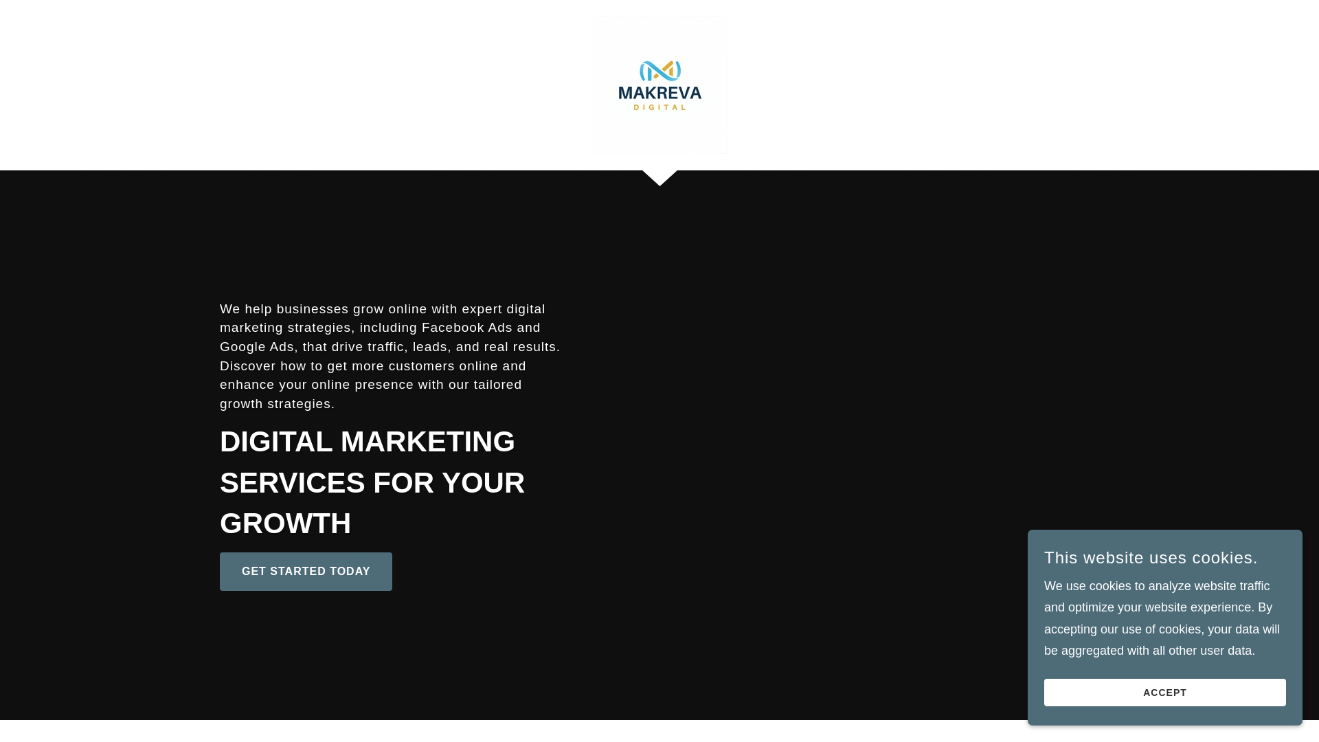 website screenshot of https://makreva.com/