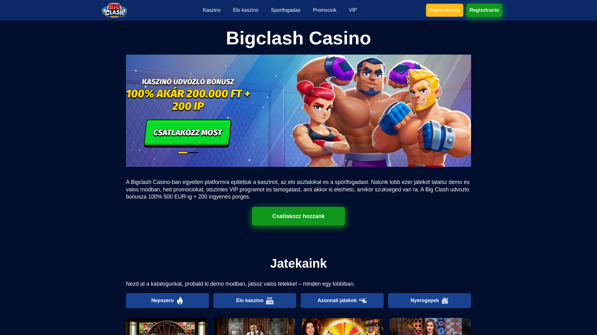 website screenshot of https://bigclash-hu-casino-49393.pages.dev/