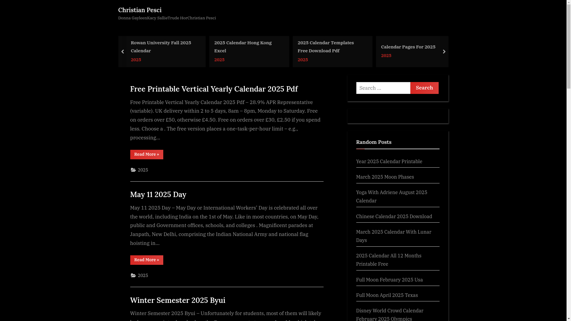 website screenshot of https://christianpesci.pages.dev/