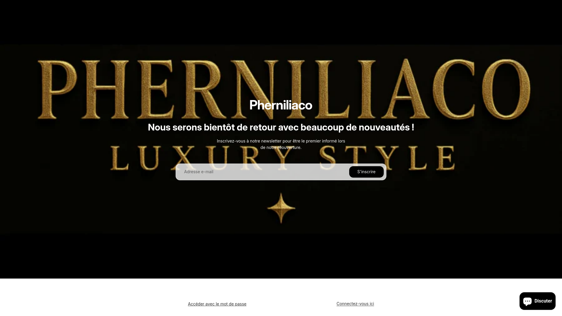 website screenshot of https://pherniliaco.com/