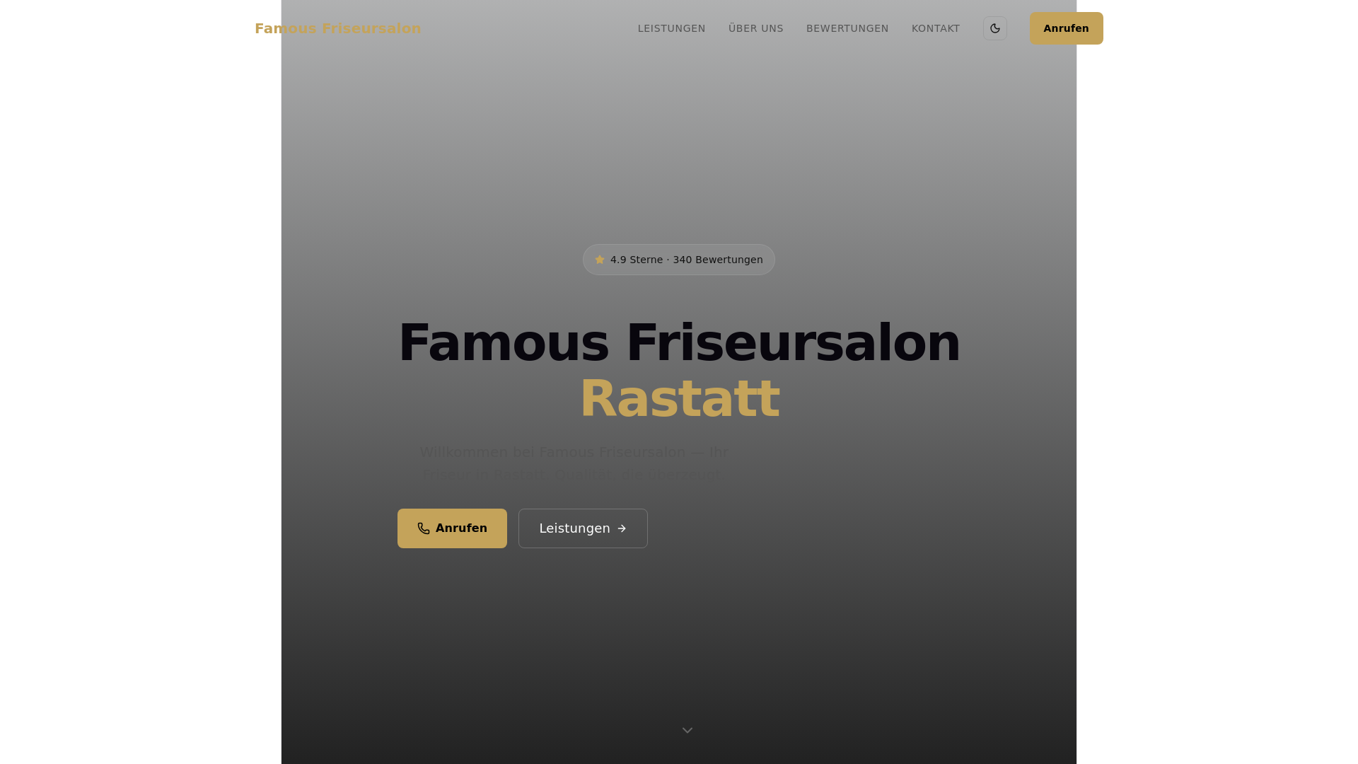 website screenshot of https://famous-friseursalon.pages.dev/