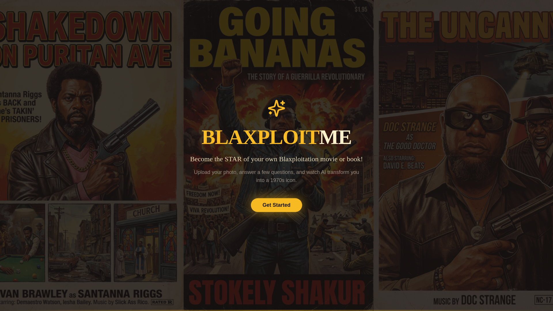 website screenshot of https://blaxploitme.com/
