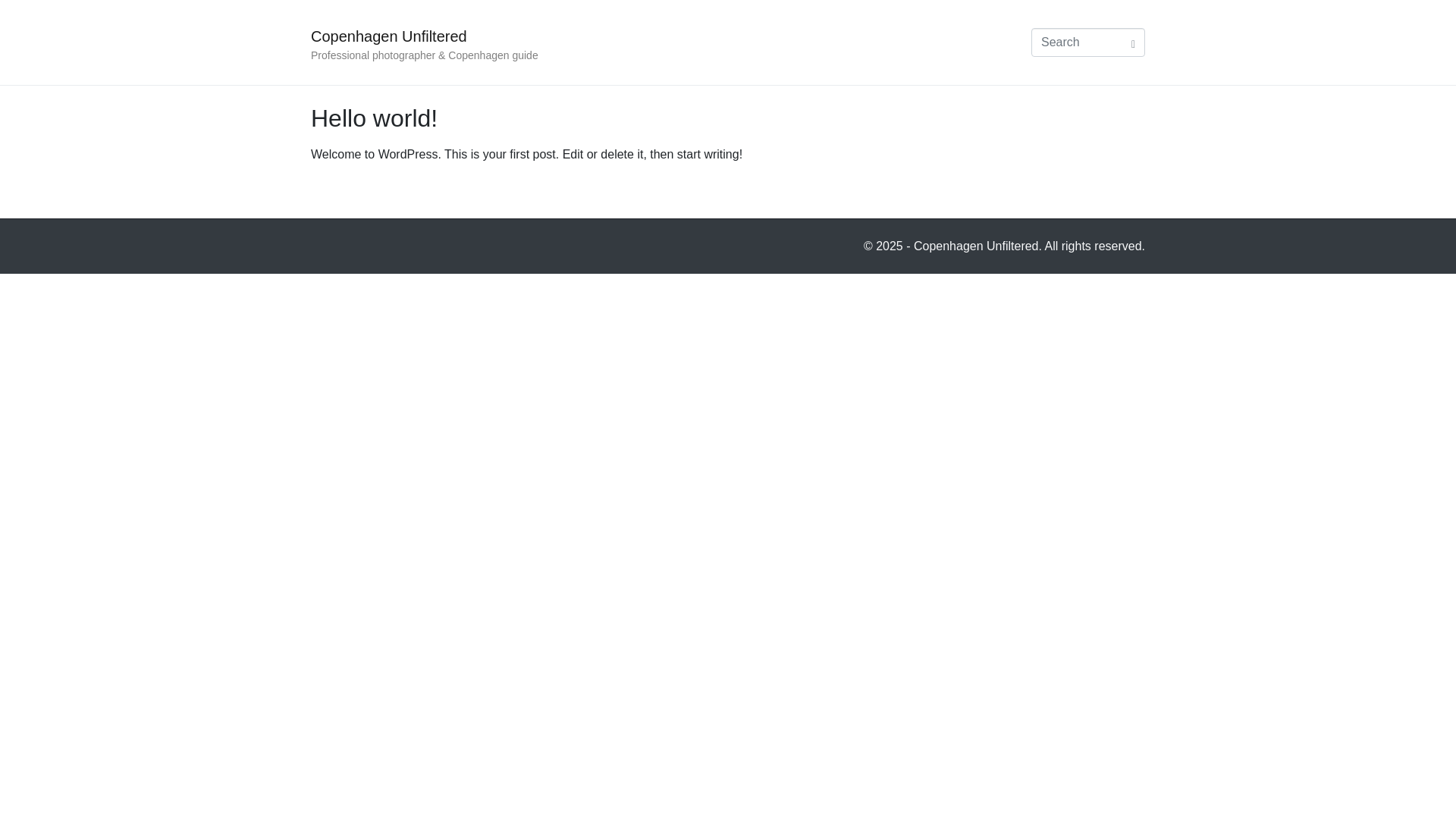website screenshot of https://copenhagenunfiltered.dk/