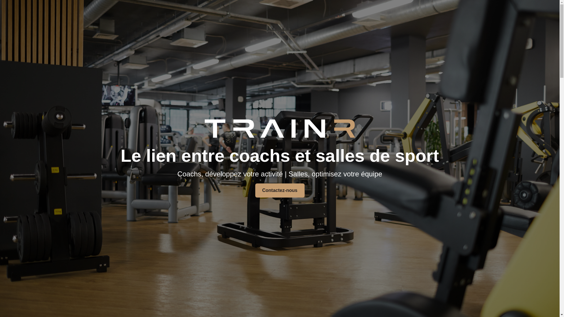 website screenshot of https://trainr-be.pages.dev/