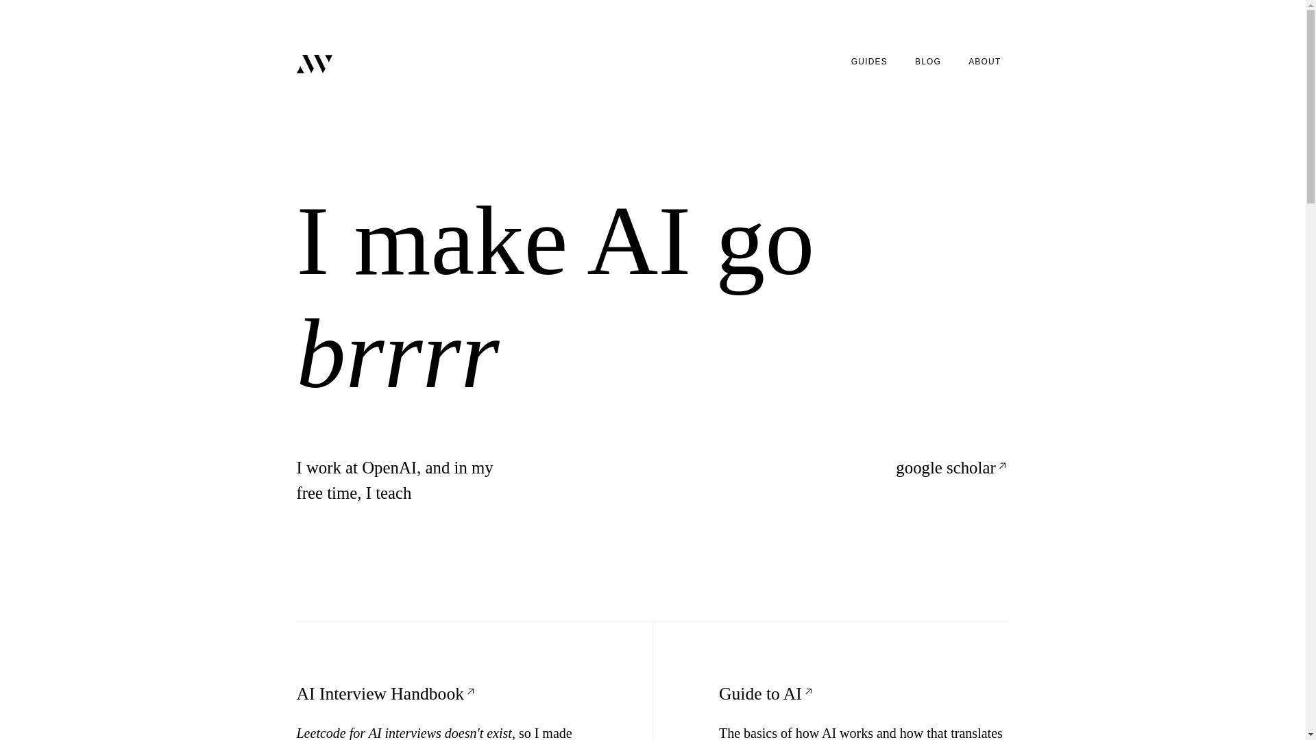 website screenshot of https://alvinwan-com.pages.dev/