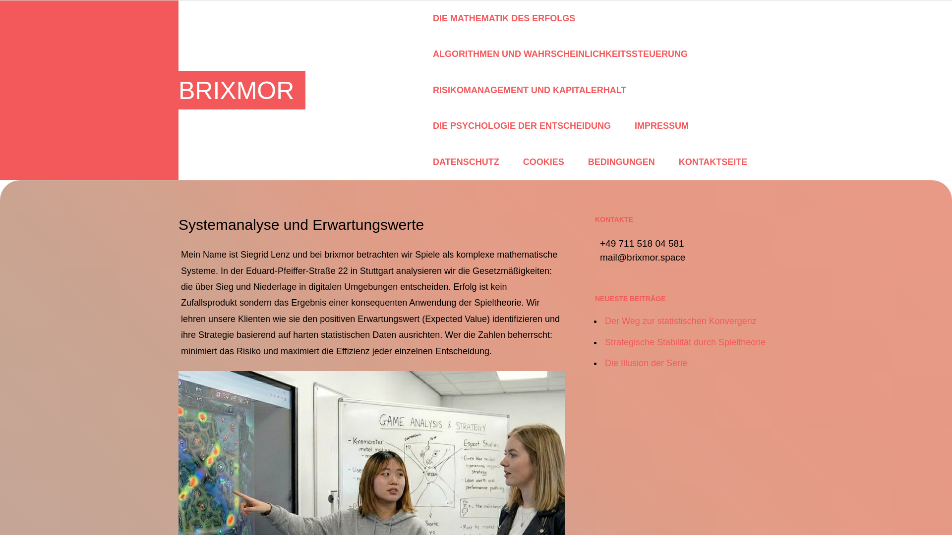 website screenshot of https://brixmor.space/