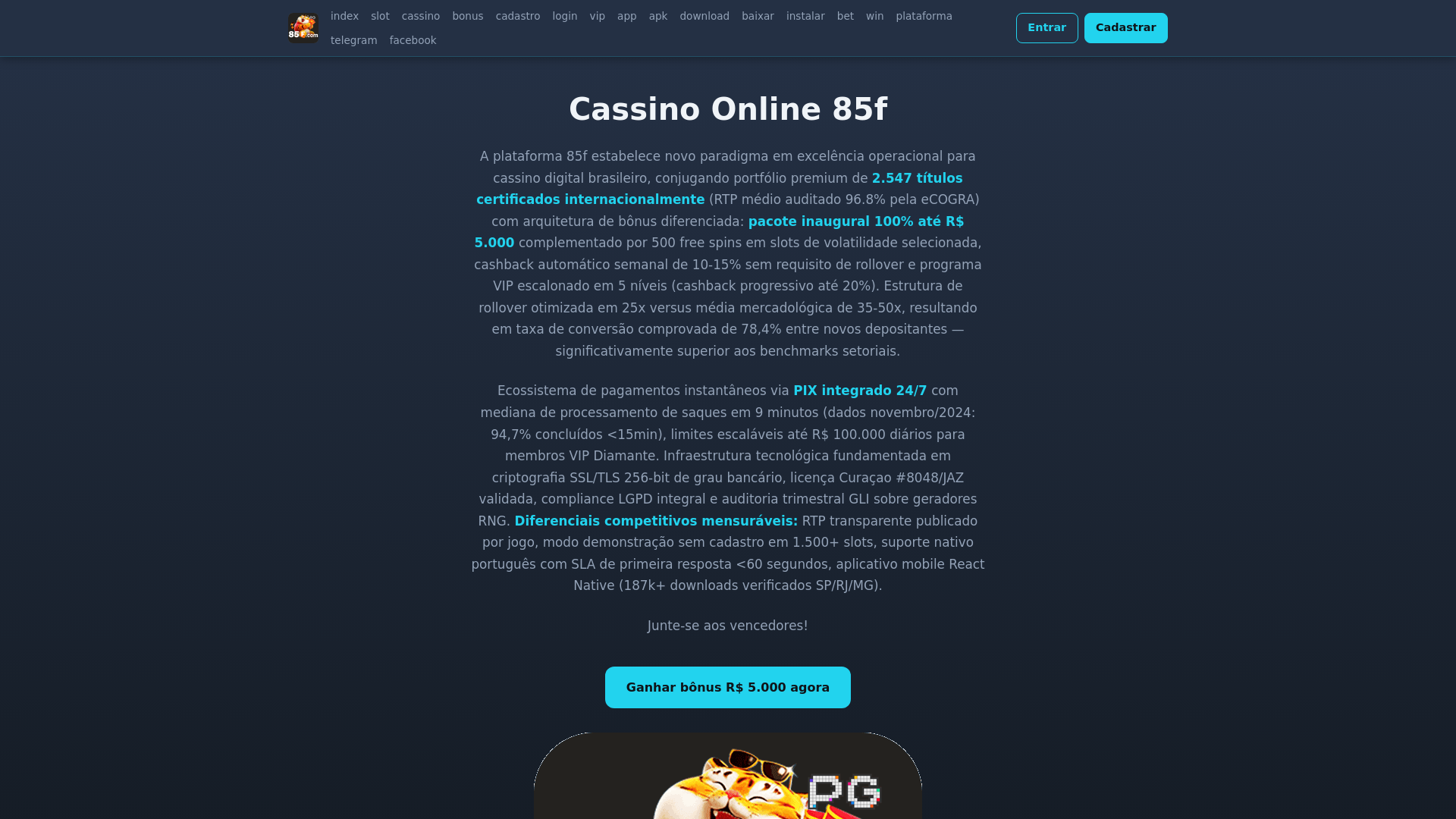 website screenshot of https://85ftt.com