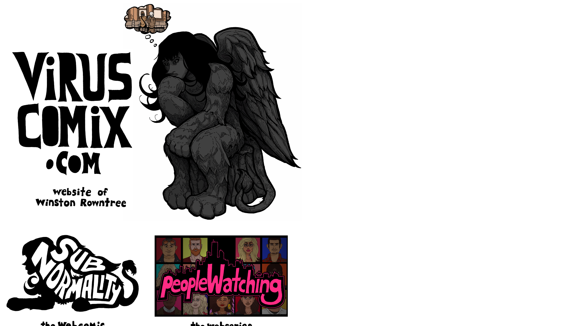 website screenshot of https://viruscomix.com/