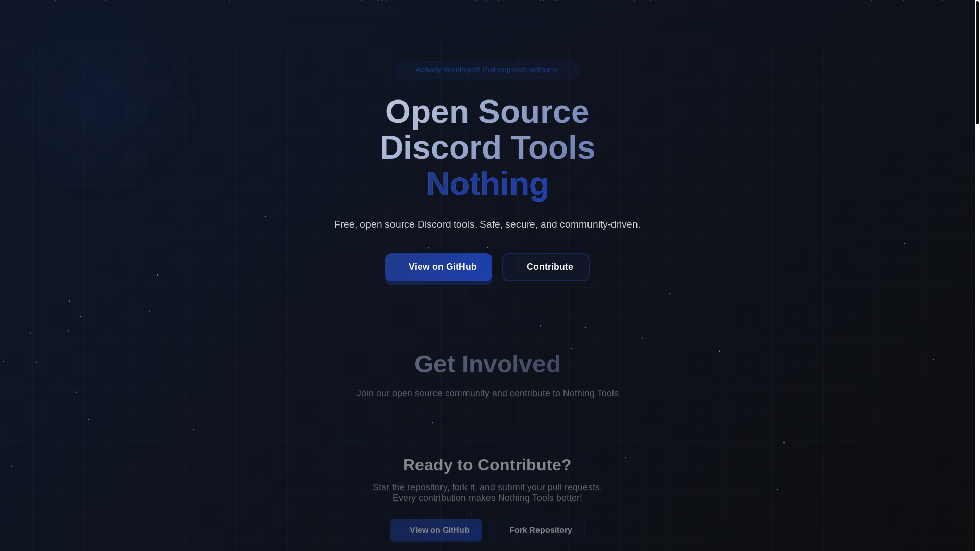 website screenshot of https://nothing-tools.pages.dev/