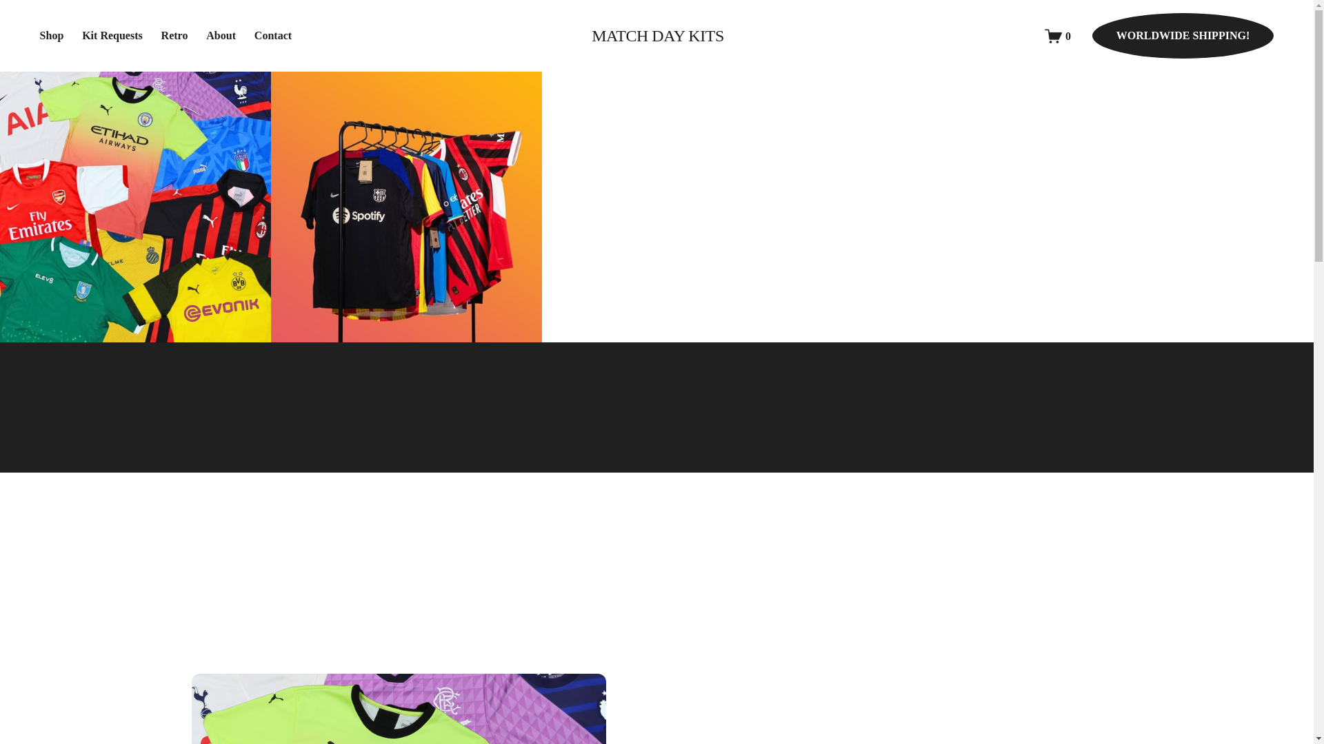 website screenshot of https://matchdaykits.co.uk/