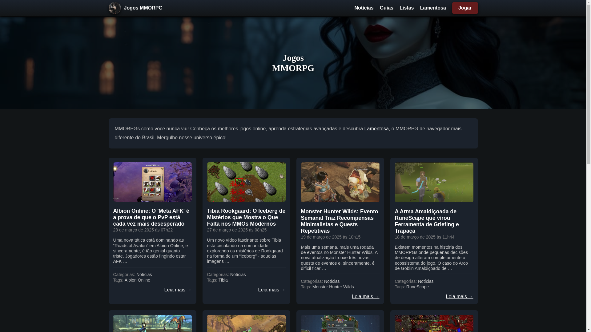 website screenshot of https://lamentus-pt.pages.dev/