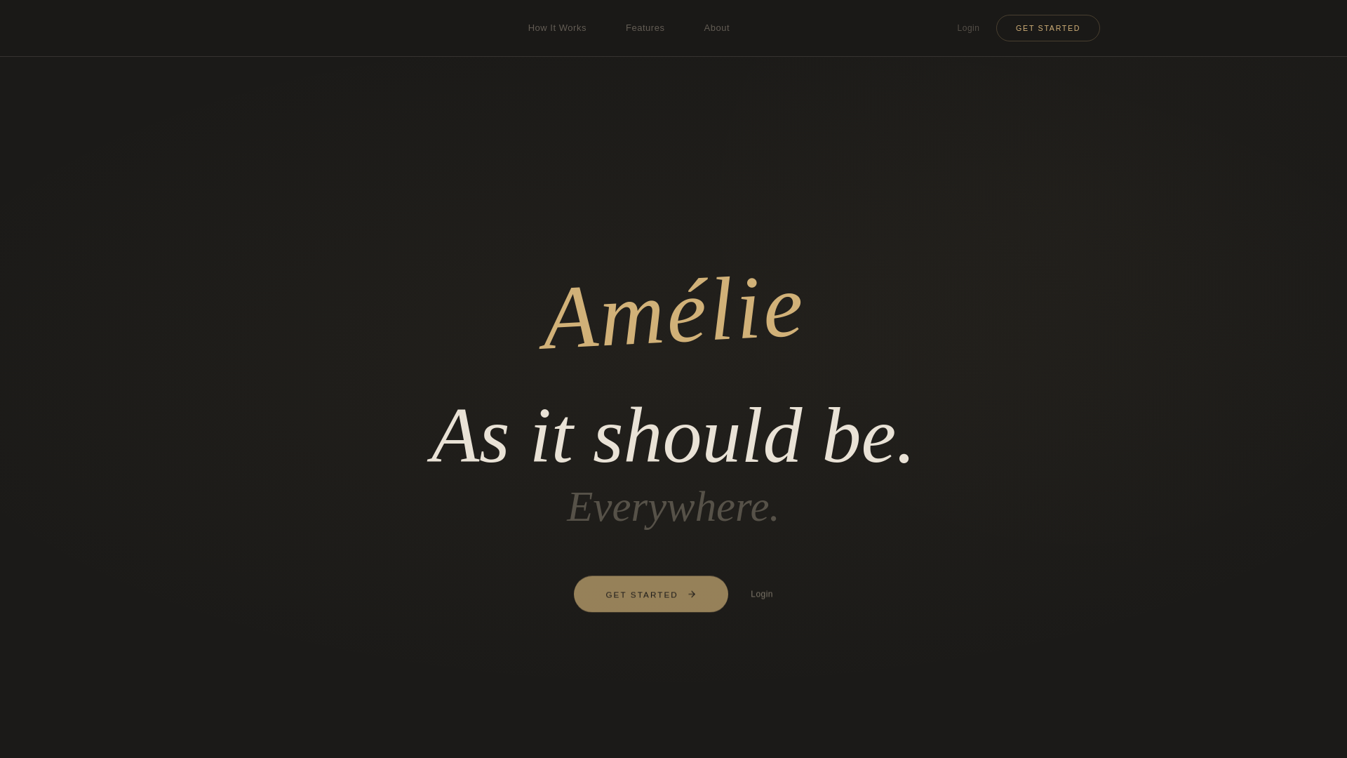 website screenshot of https://amelieconcierge.com/