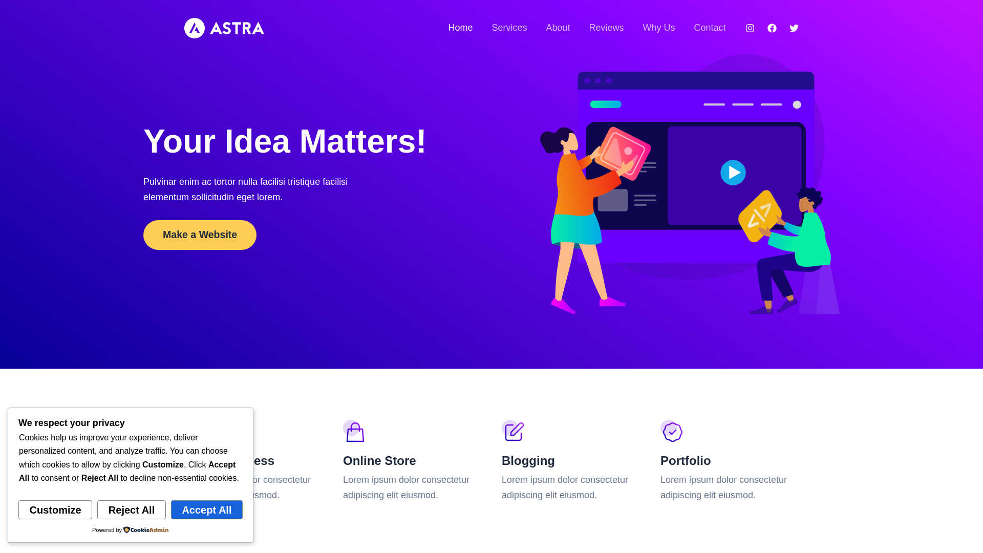 website screenshot of https://sathiyaelango.com/