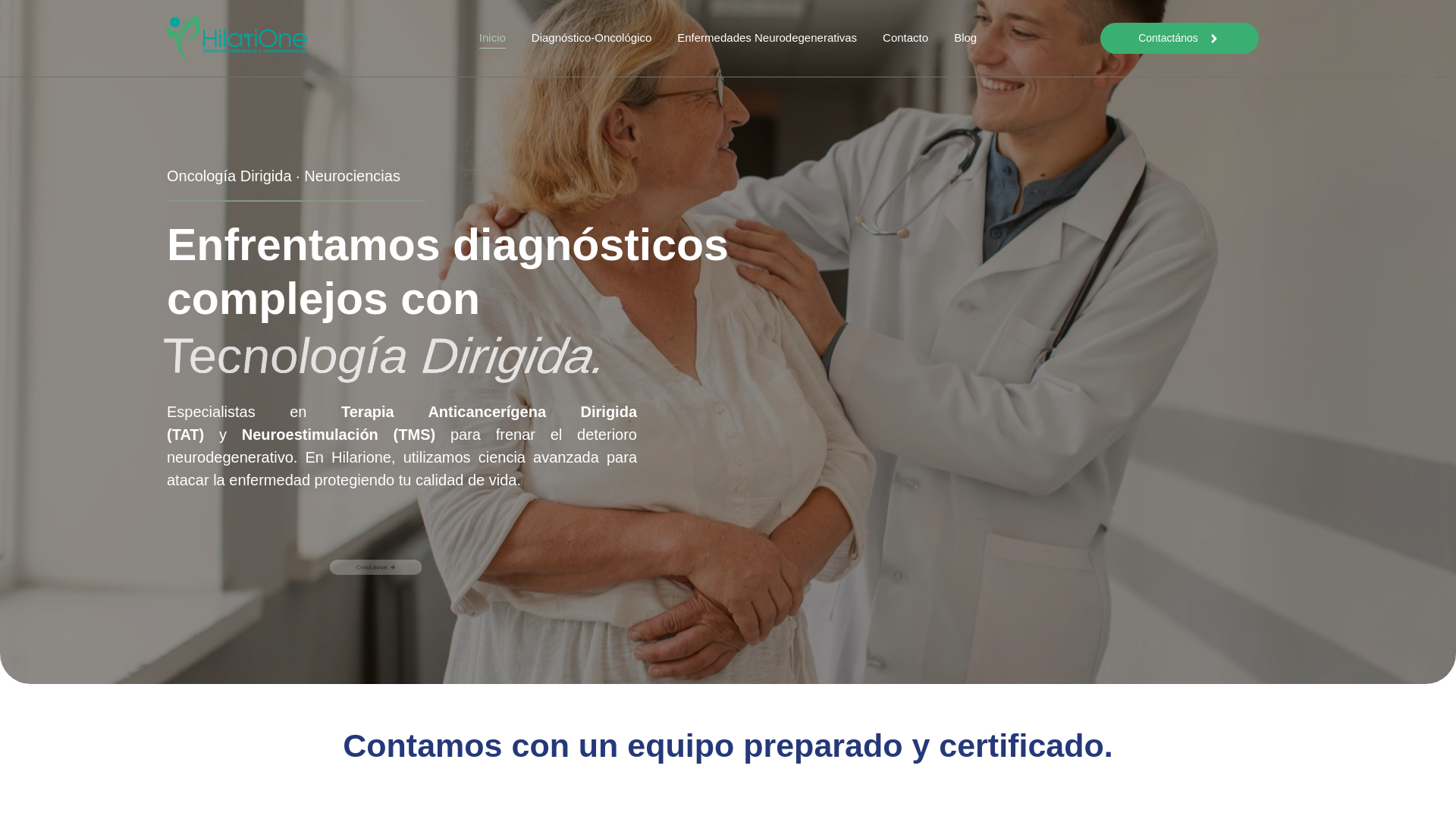 website screenshot of https://potencialdirigido.com/