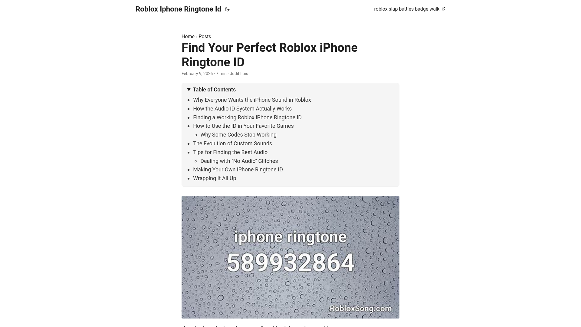 website screenshot of https://roblox-iphone-ringtone-id.pages.dev/