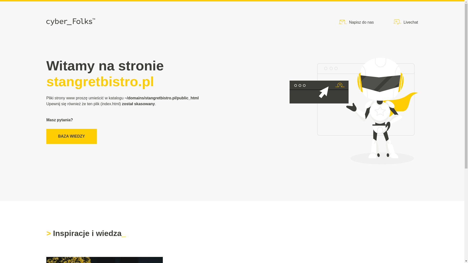 website screenshot of https://stangretbistro.pl/