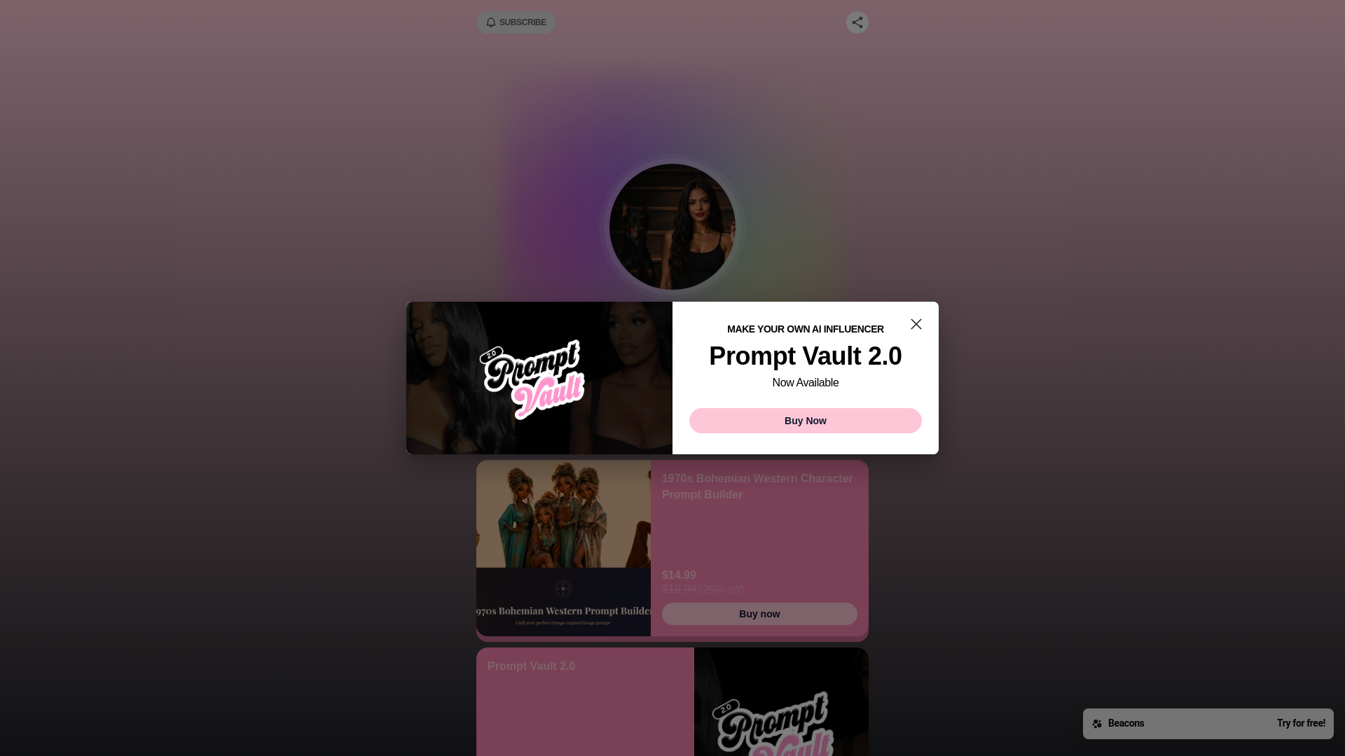 website screenshot of https://honeyedclicks.com/