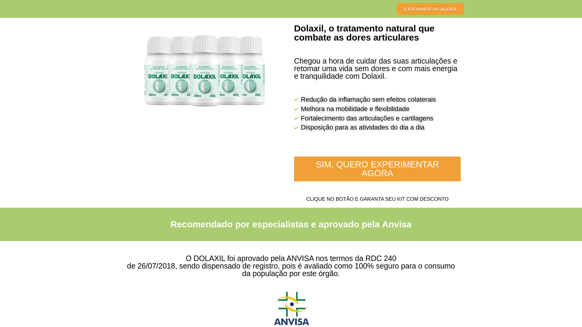 website screenshot of https://dolaxil.shop/