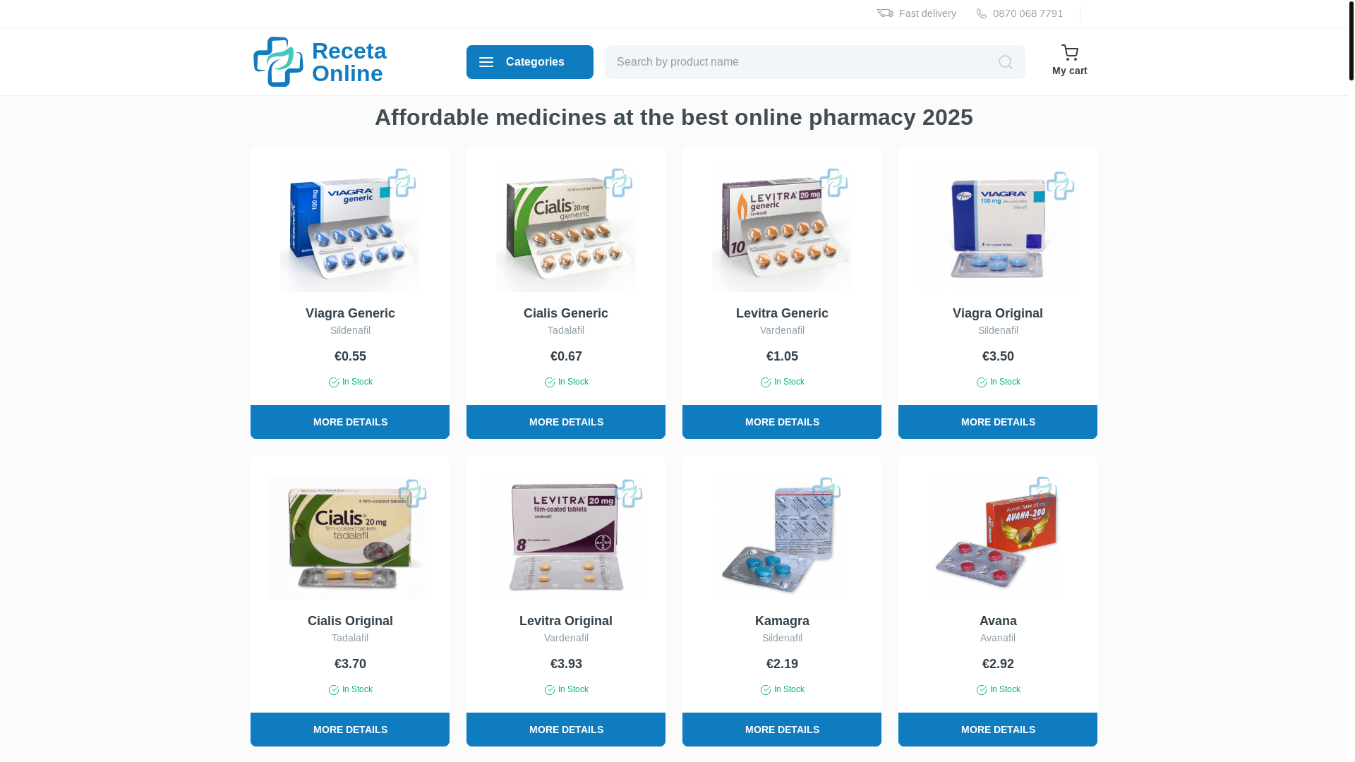 website screenshot of https://receta-online.es/