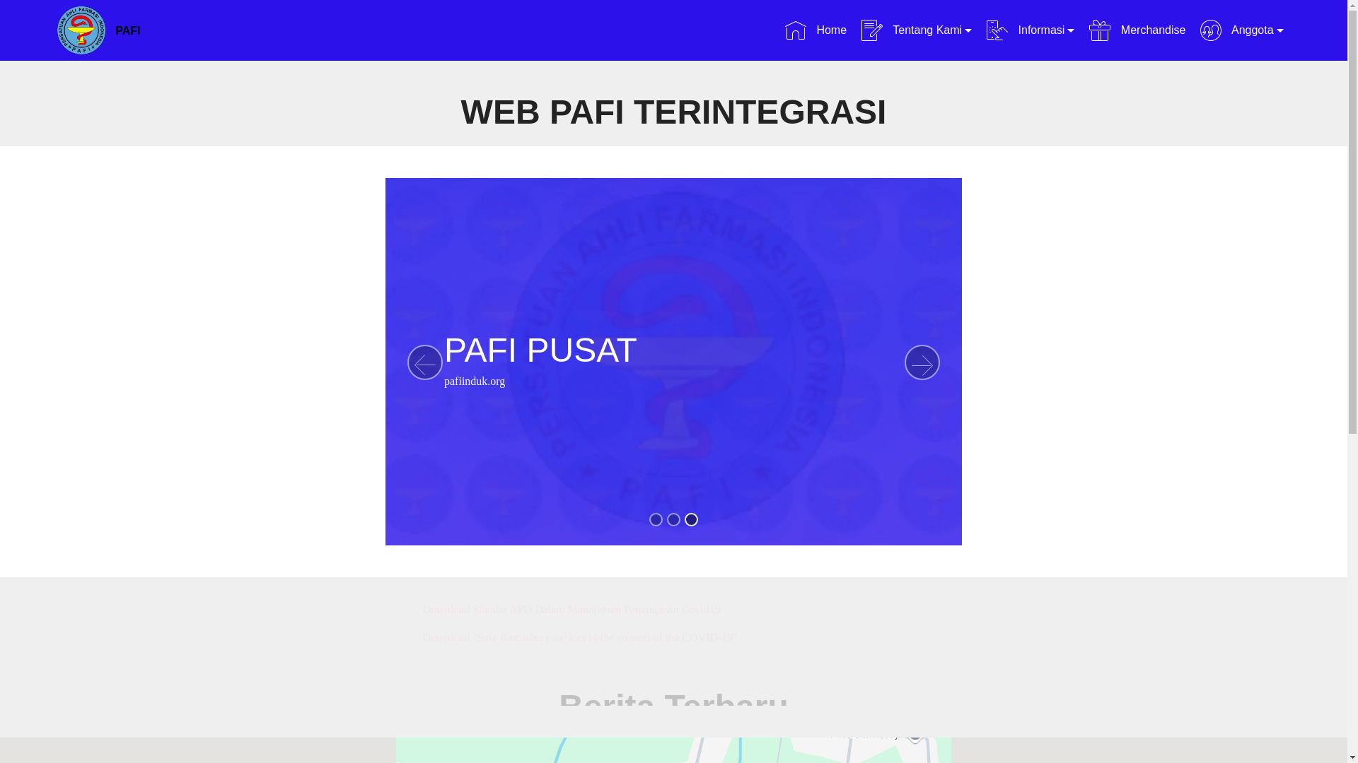 website screenshot of https://pafi-boneraya-org.pages.dev/